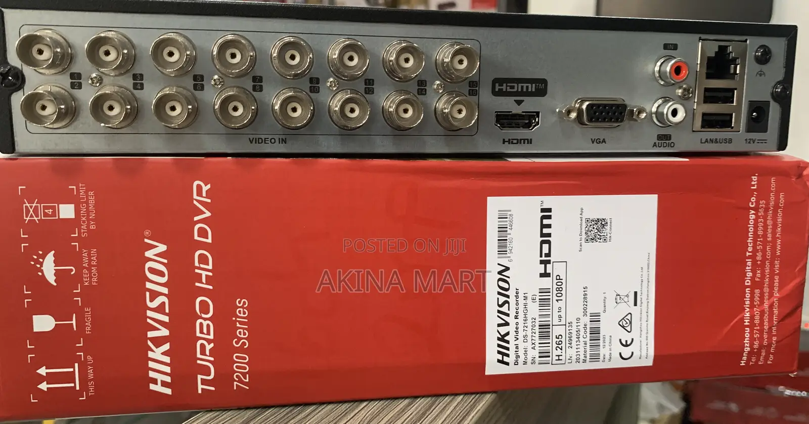 16ch 2mp DVR Hikvision 16channel 1080p DVR