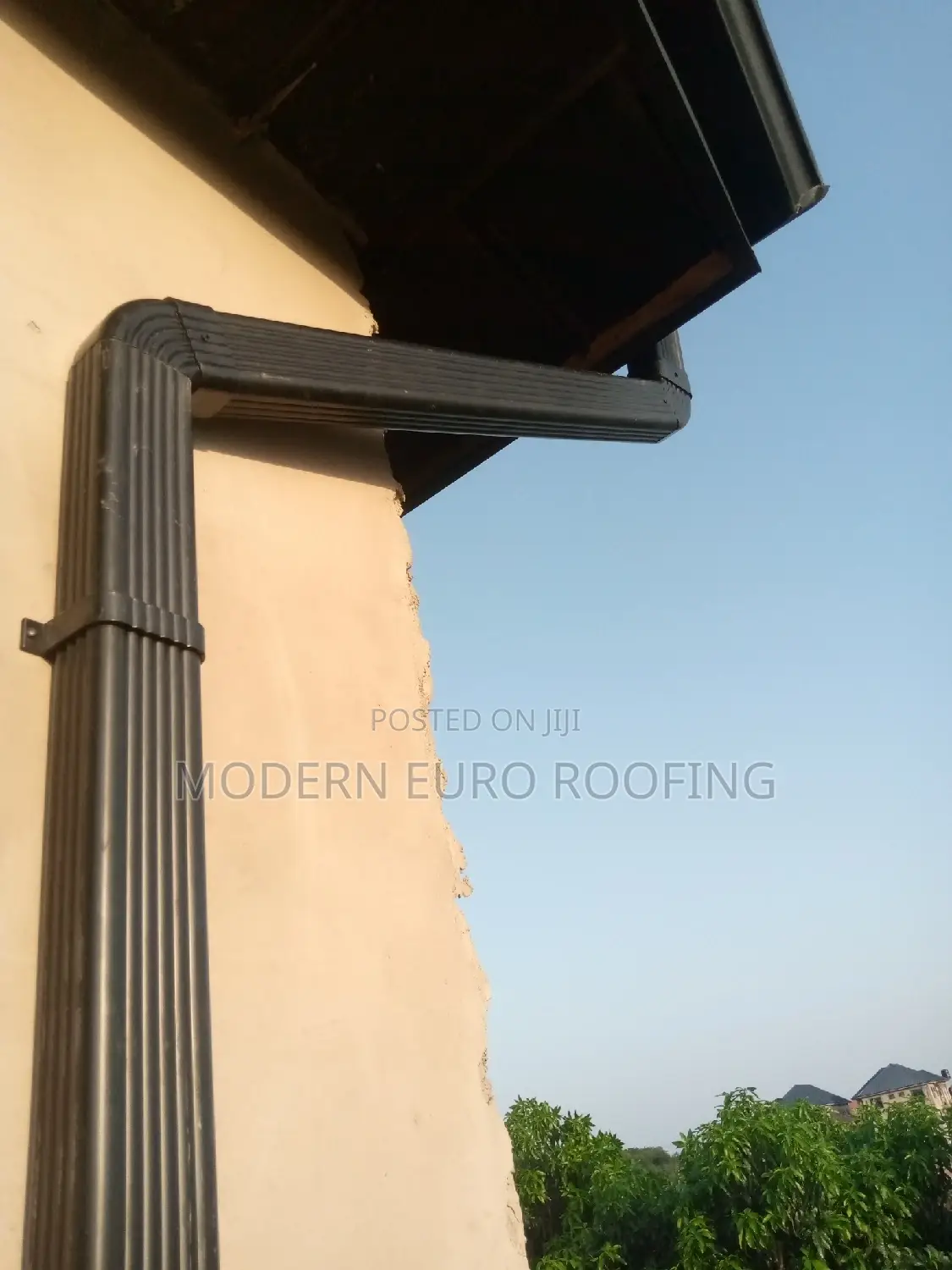 Black PVC Down Pipe