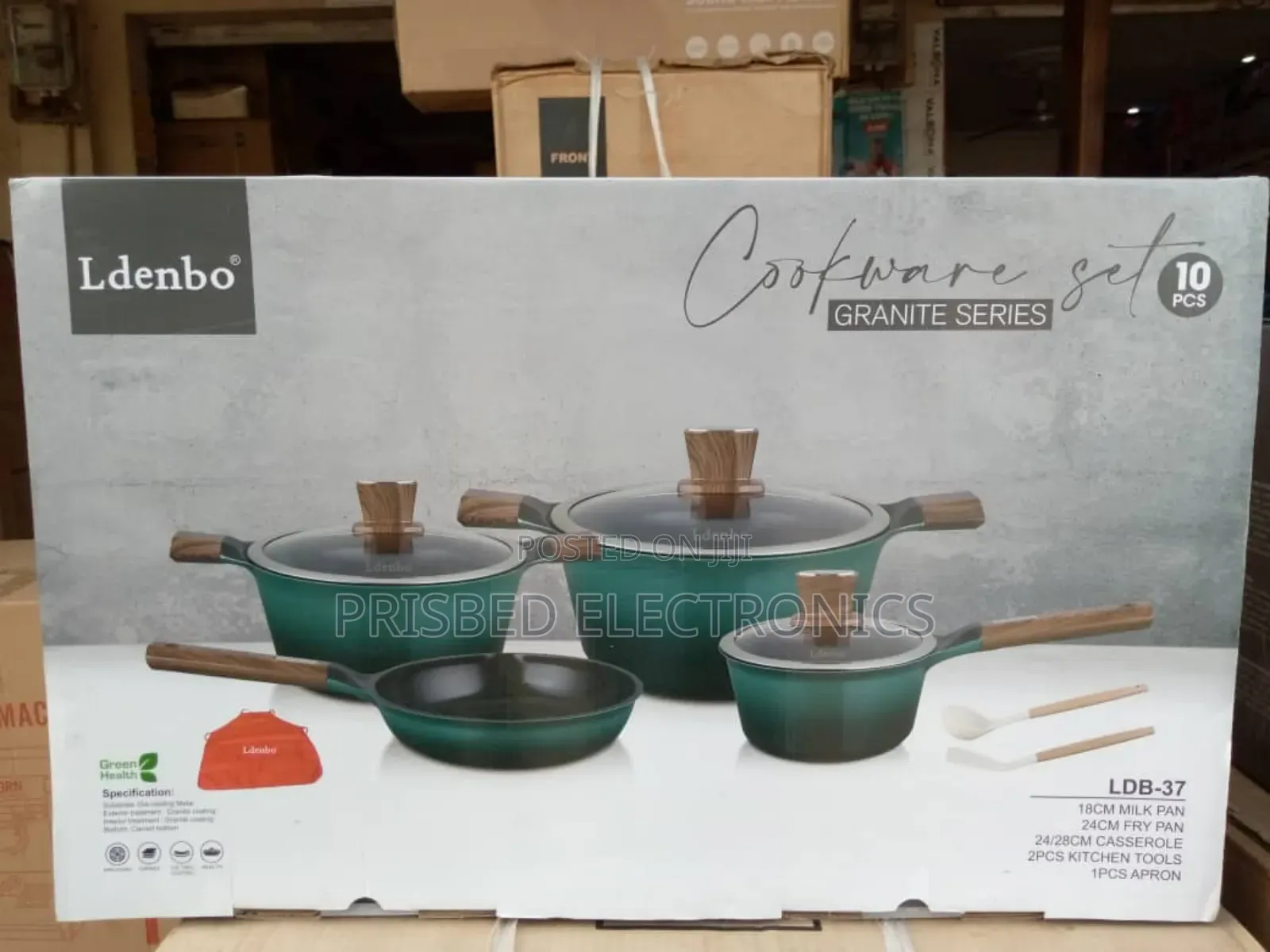 Ldenbo 7pcs Cookware Set