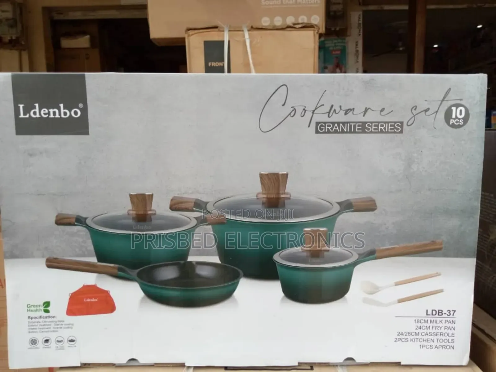 Ldenbo 7pcs Cookware Set