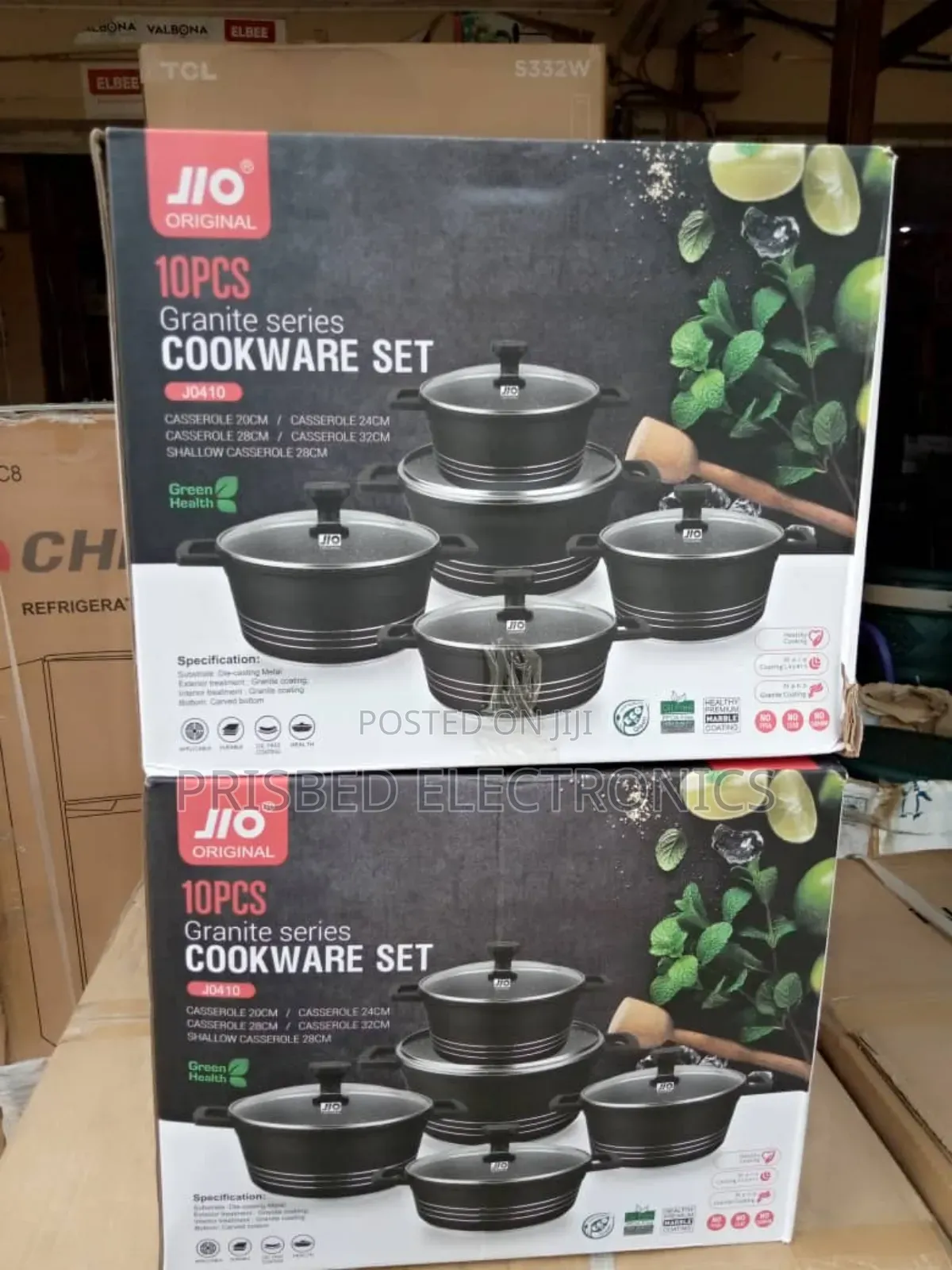 "JIO 10pcs Casserole Cookware Set