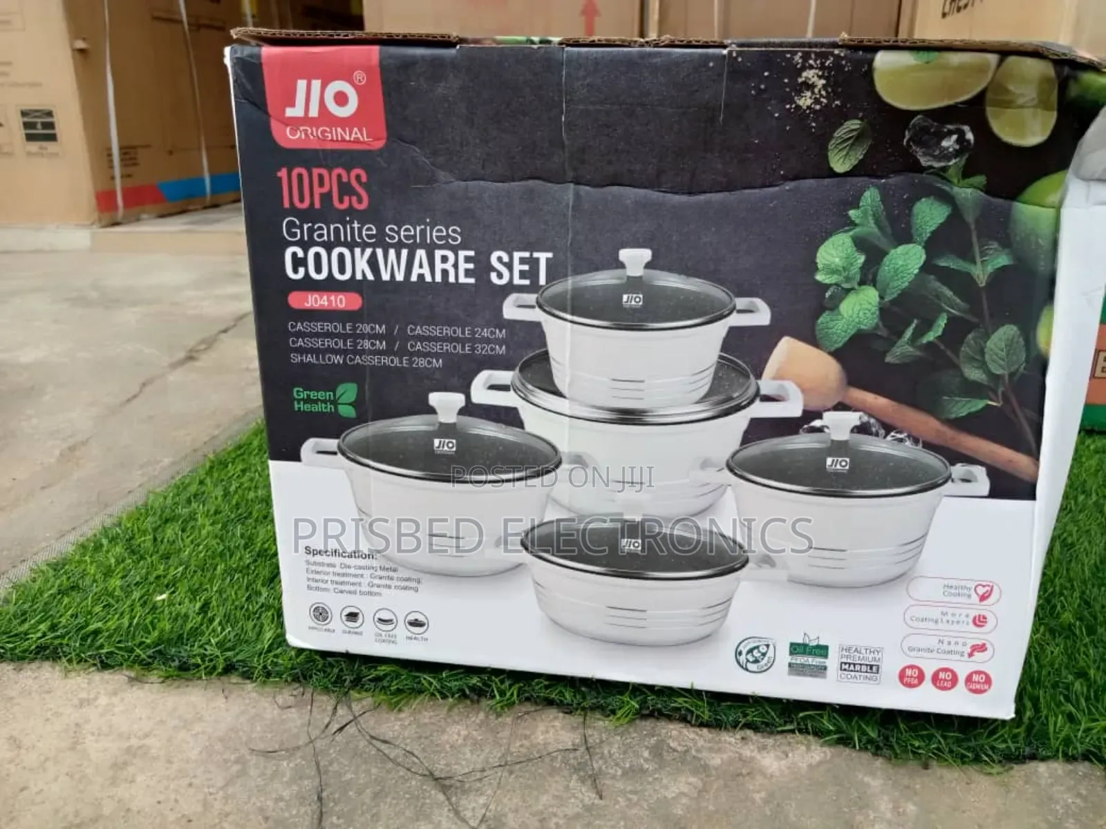 "JIO 10pcs Casserole Cookware Set