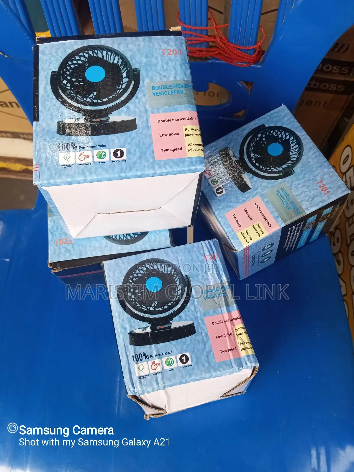 Usb Headed Vehicle Fan