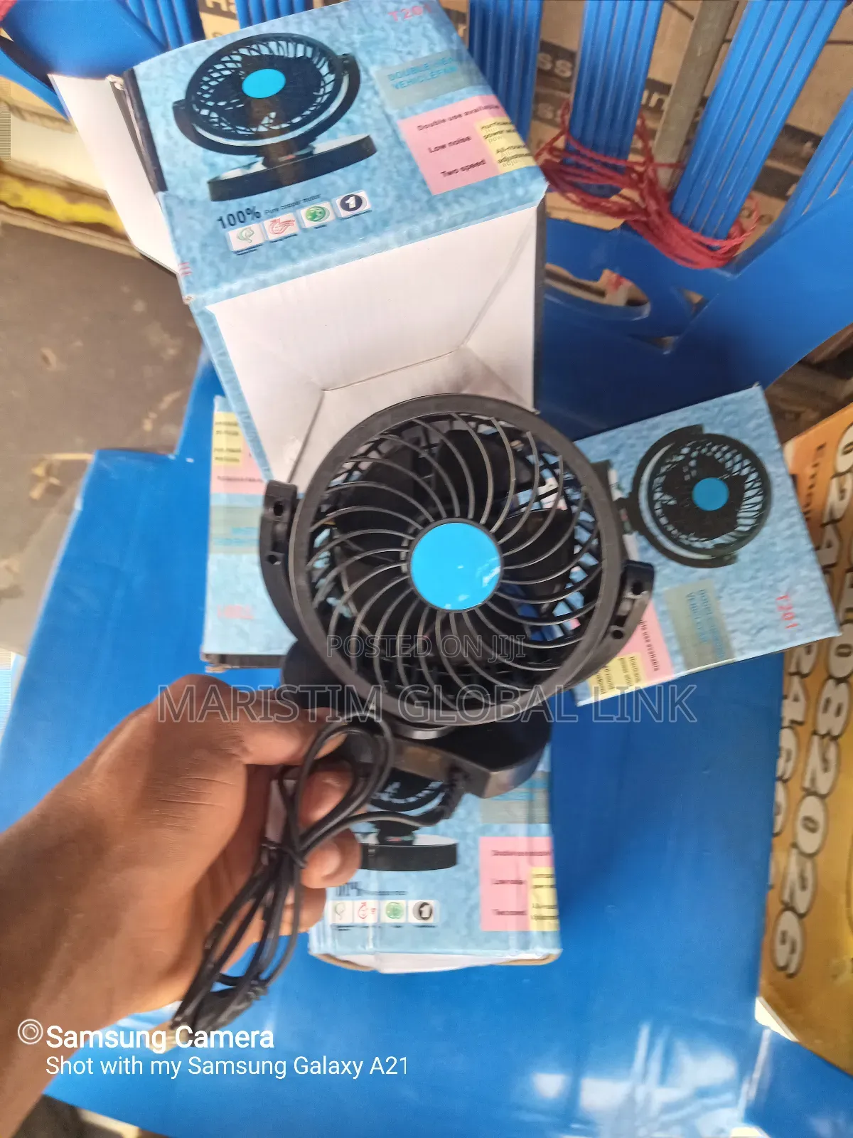 Usb Headed Vehicle Fan