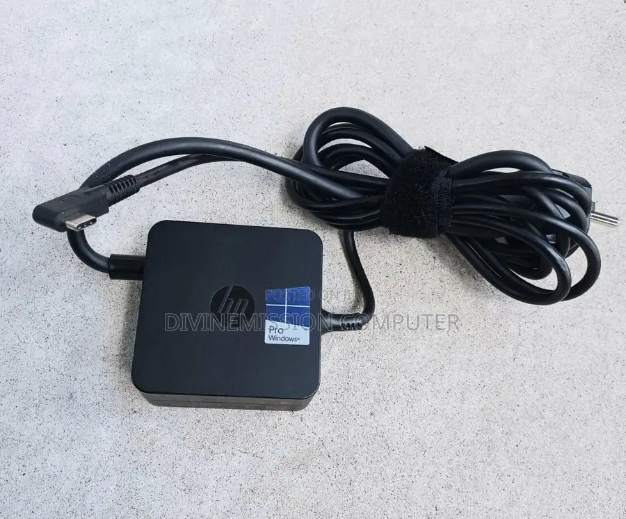 Original Hp Type C Laptop Adapter/Charger5v,12v-3a 15-3a 45w