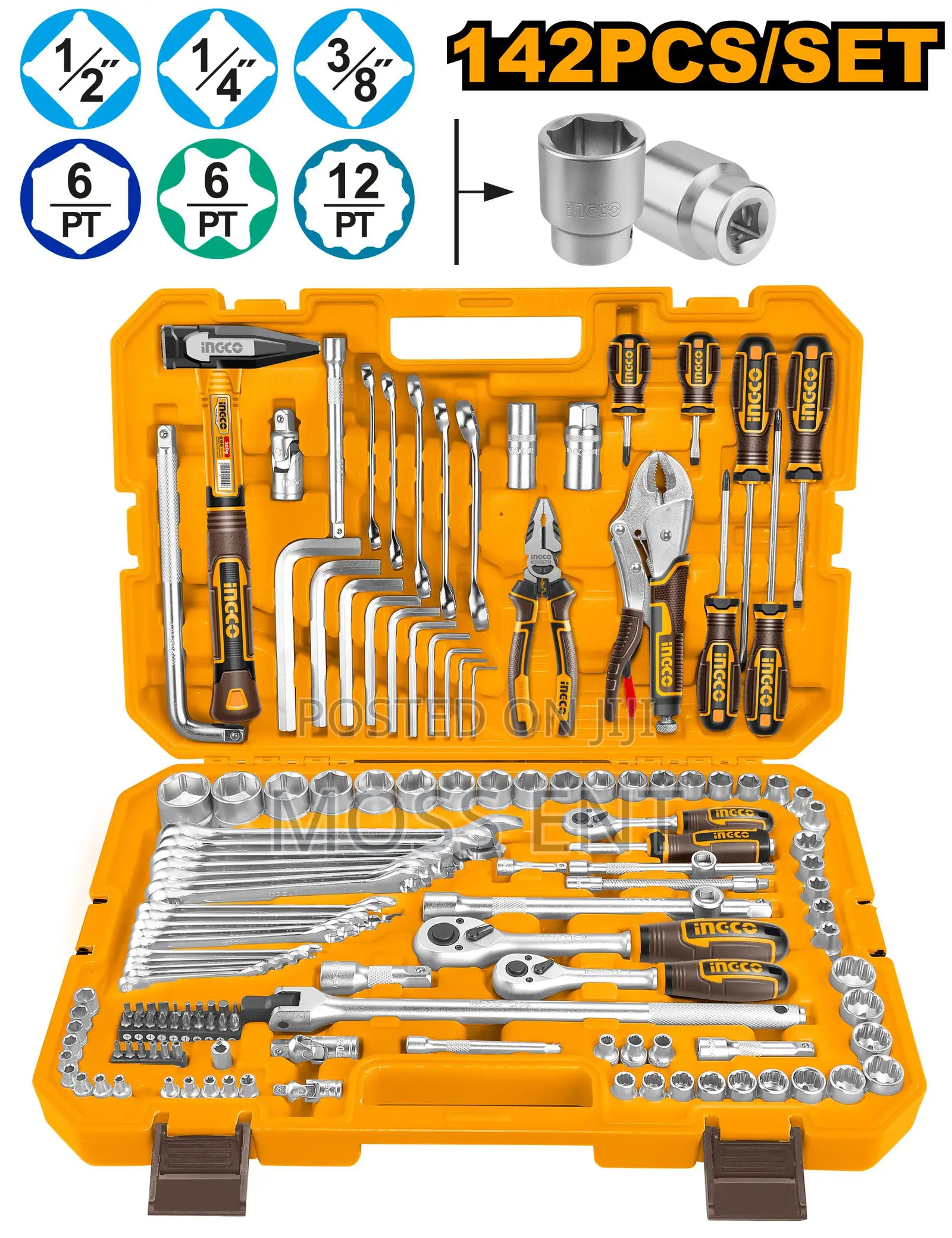 142pcs Combination Tools Set - Hkthp21421