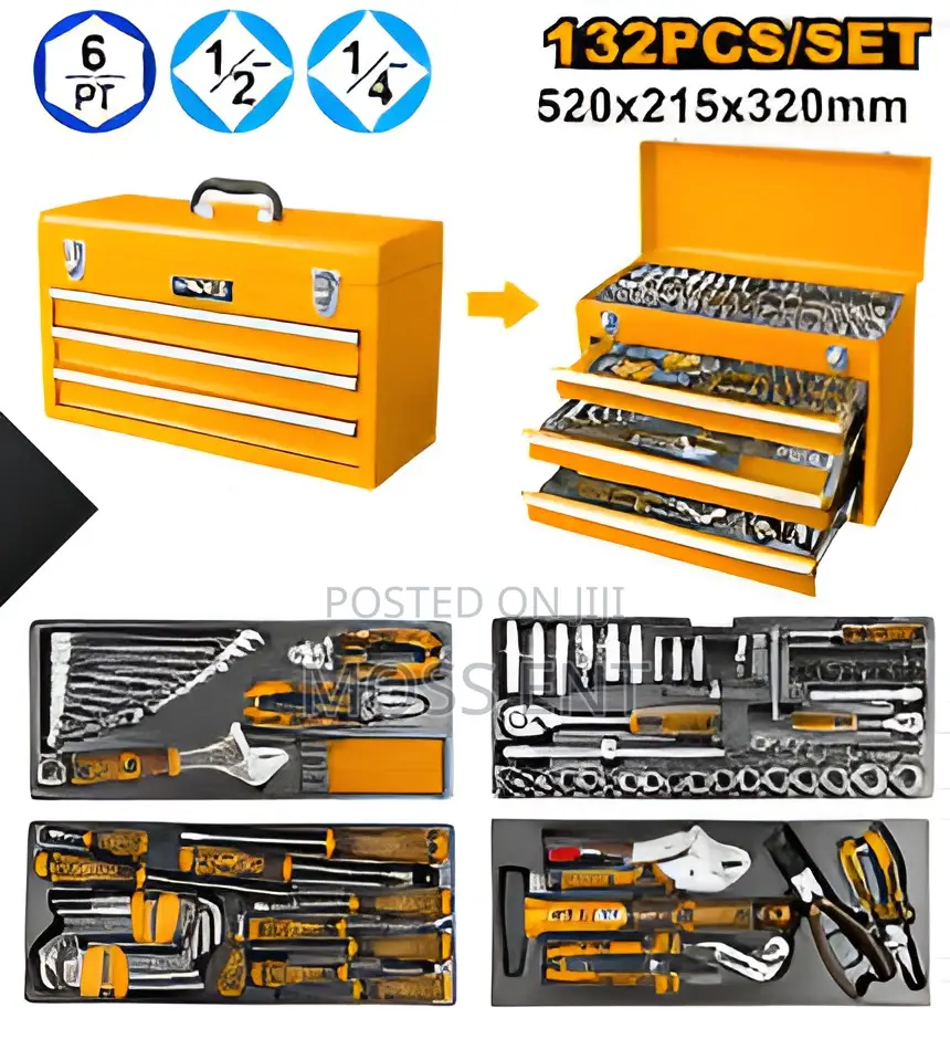 132 PCS Tool Chest Set - Htcs221321