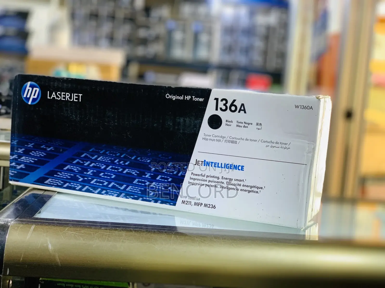 Hp 136a Original Toner Cartridge (W1360a)