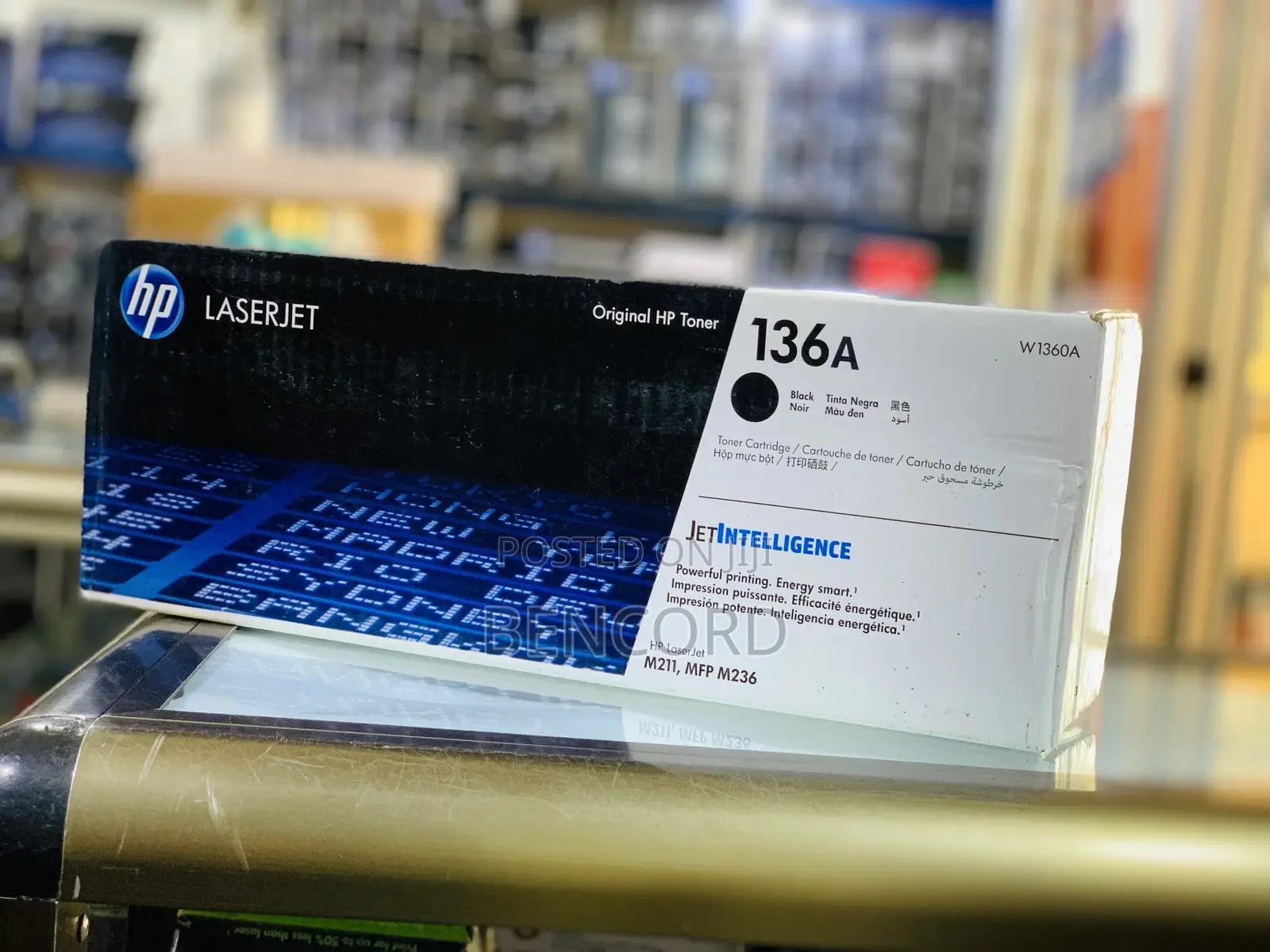 Hp 136a Original Toner Cartridge (W1360a)