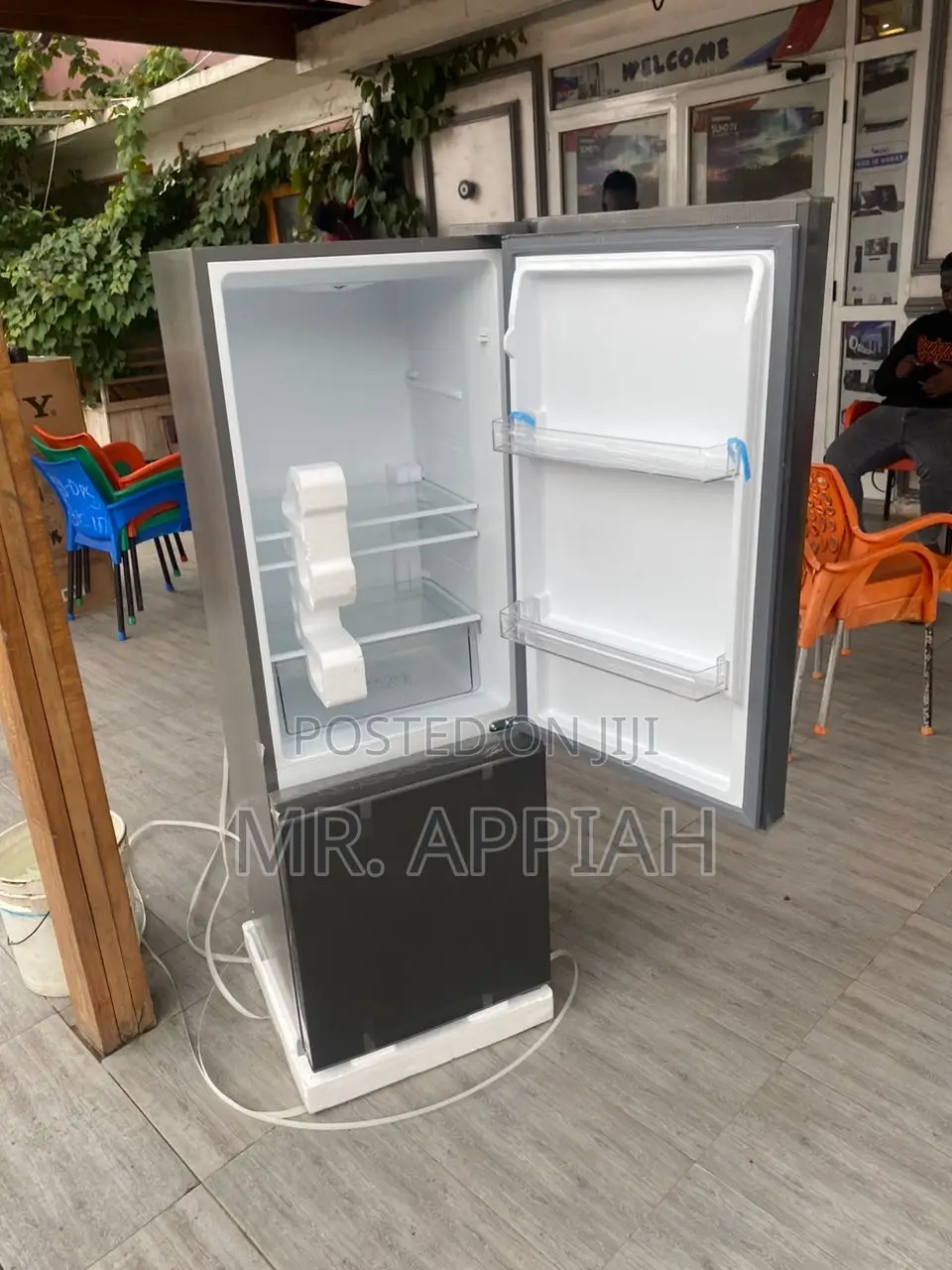Fast Cooling TCL F163BF Double Door Fridge(162L).
