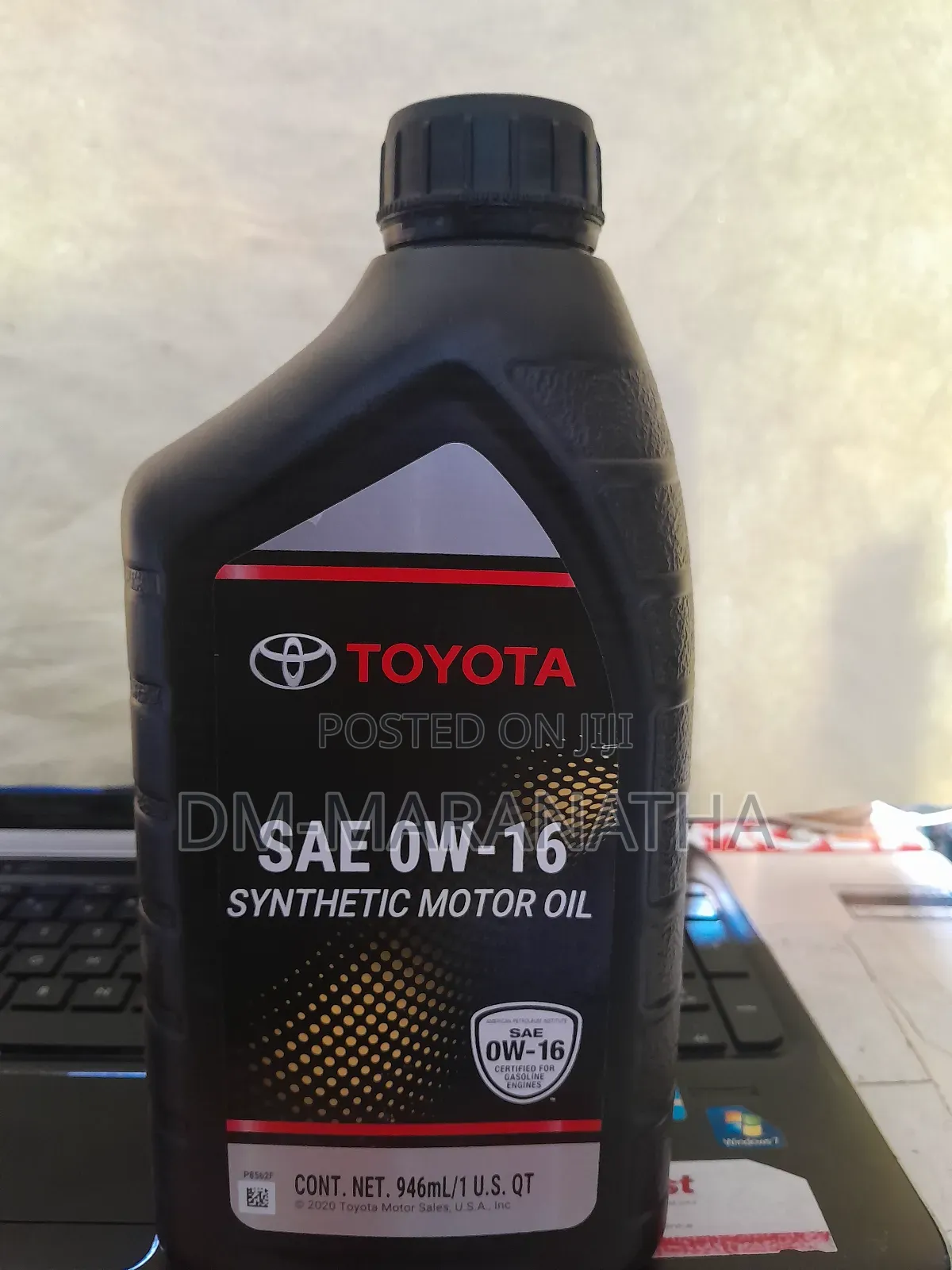 0w-16 Full Box Toyota Full Synthetic Engine Oil 1liter