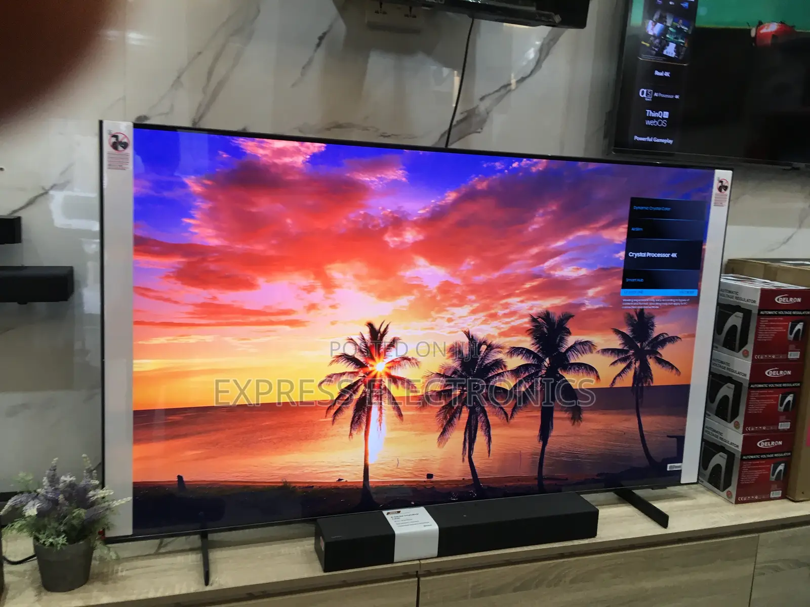 High Glossy Slim UHD Smart Samsung 65”Cu7000