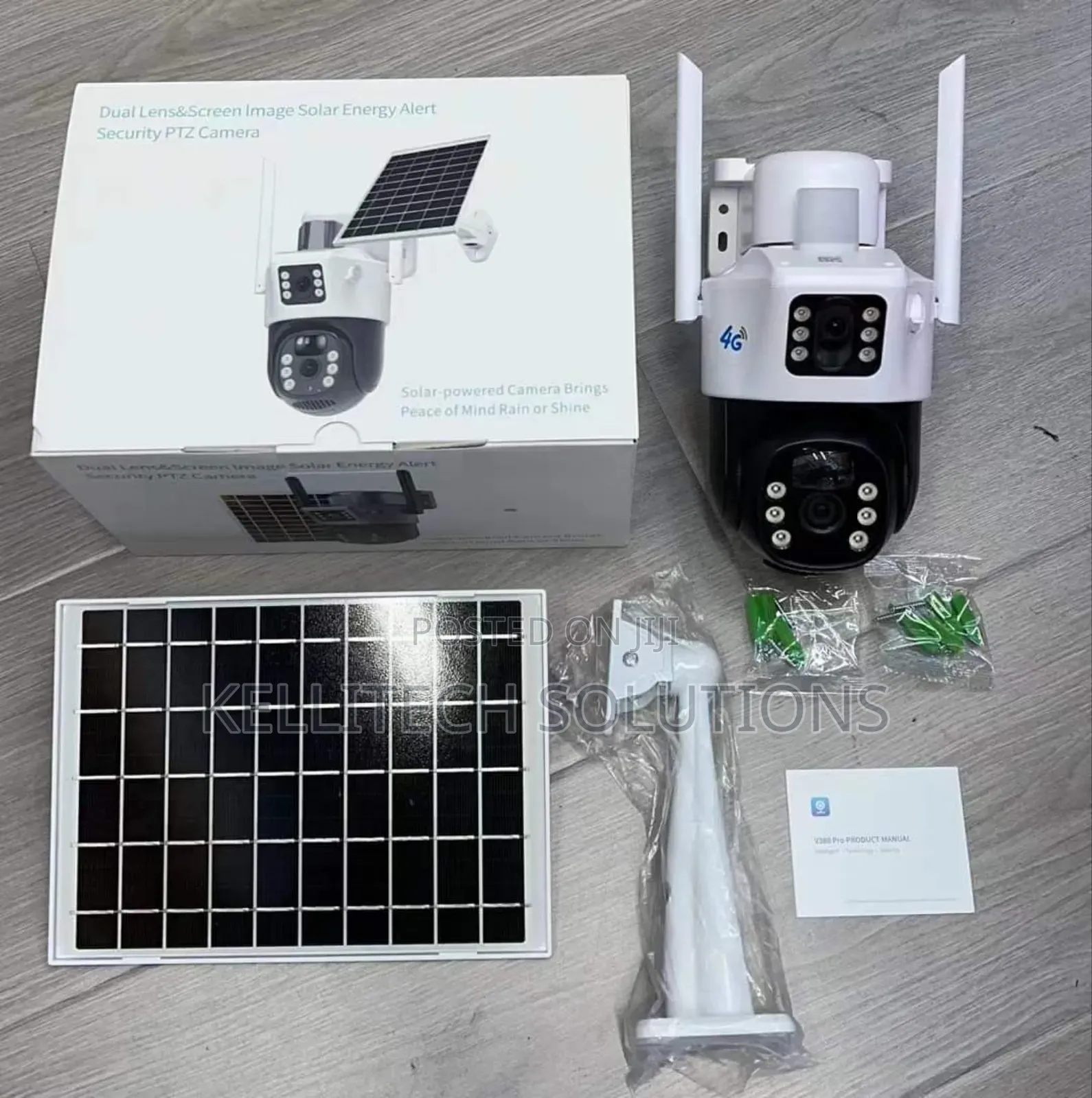 Dual Lens 4G Solar Powered CCTV Camera