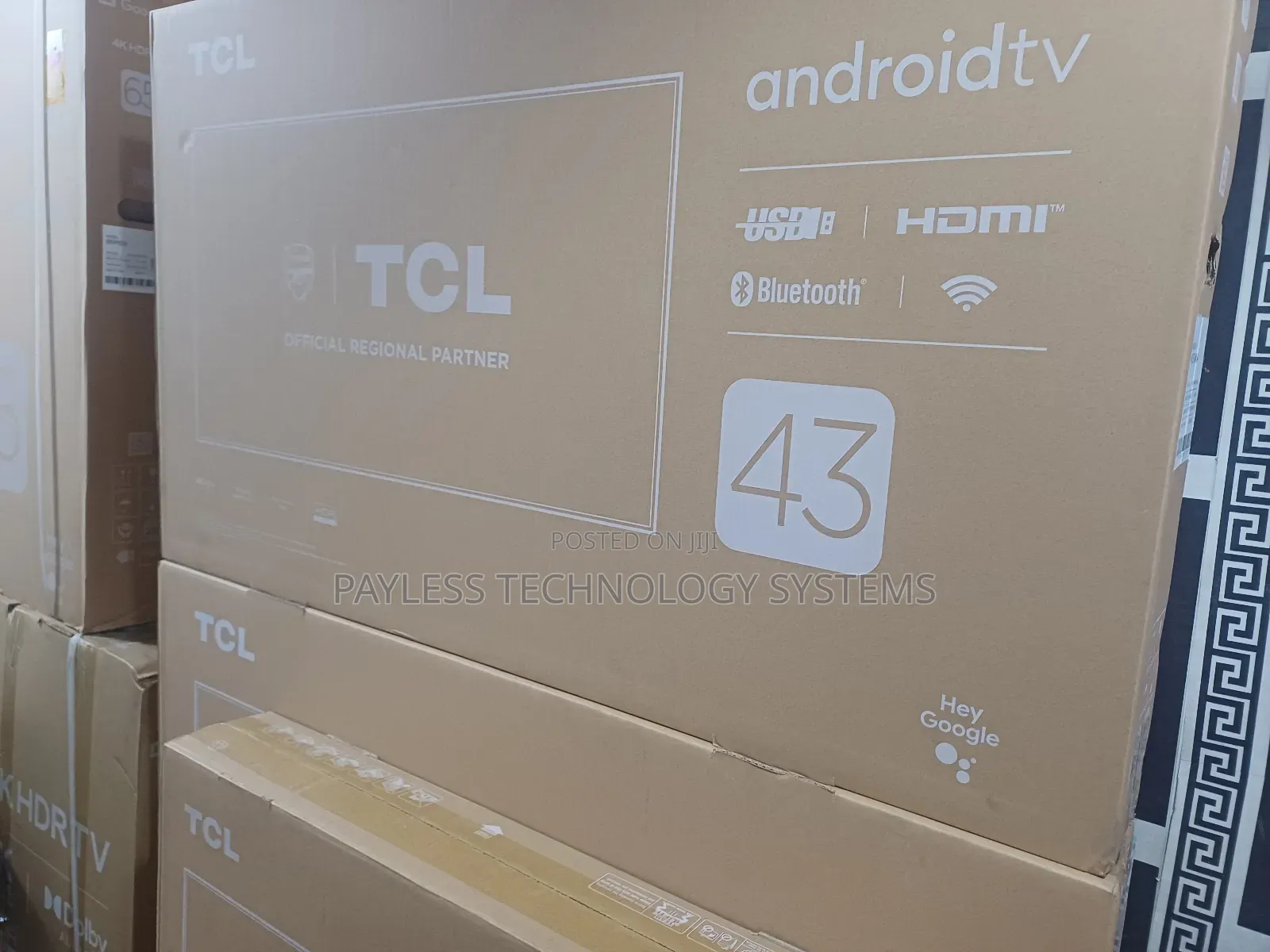 TCL 43 Inches Smart Android Digital Satellite Televisions