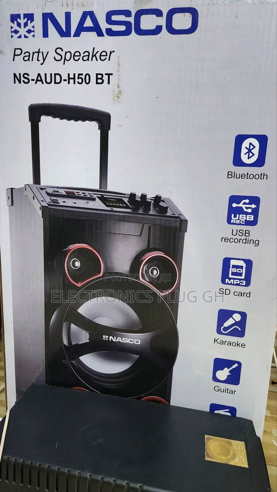 Nasco 120 Watts Rechargeable Bluetooth Speaker