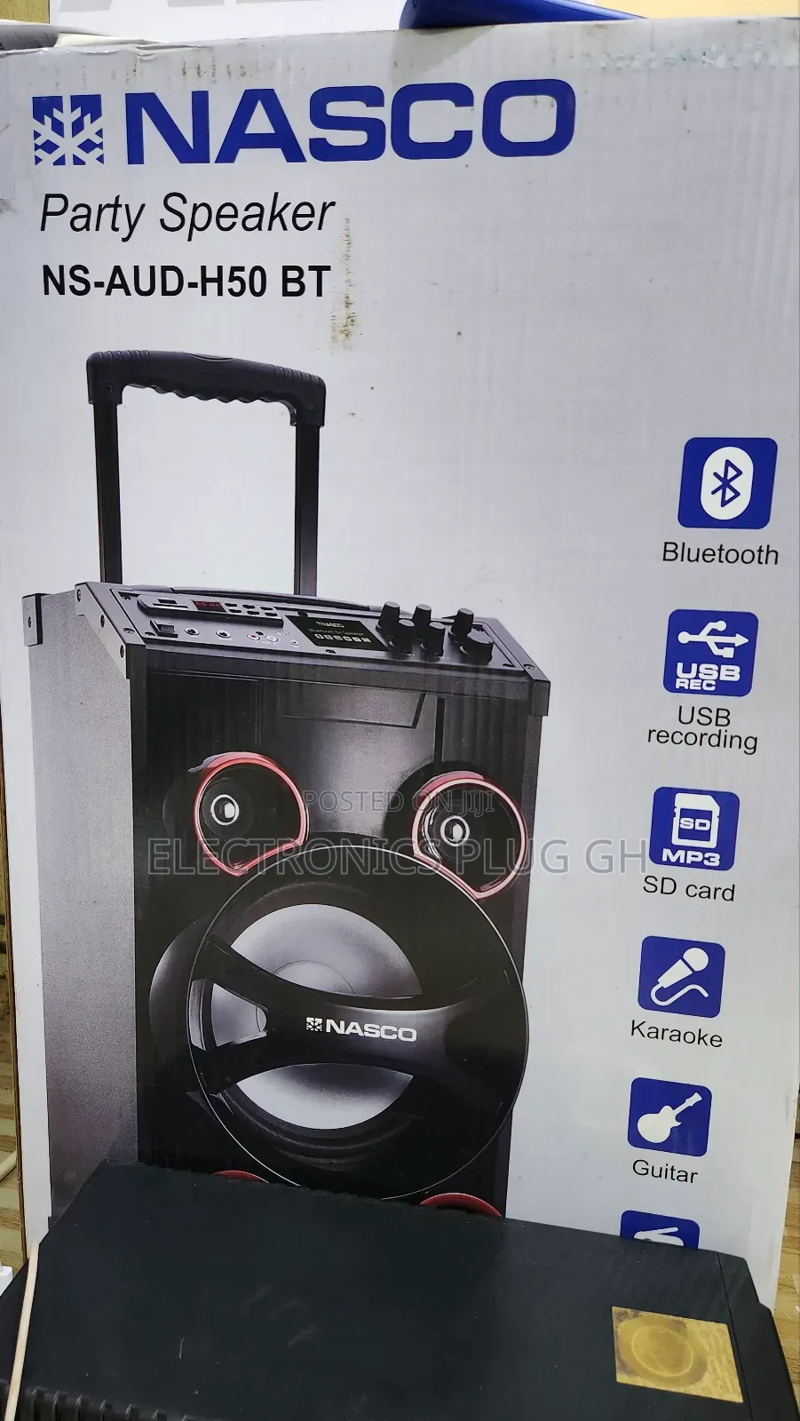 Nasco 120 Watts Rechargeable Bluetooth Speaker
