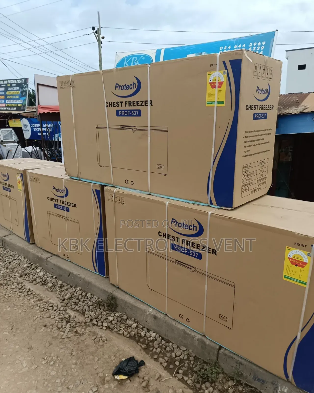 Protech 450ltr Single Door Chest Freezer