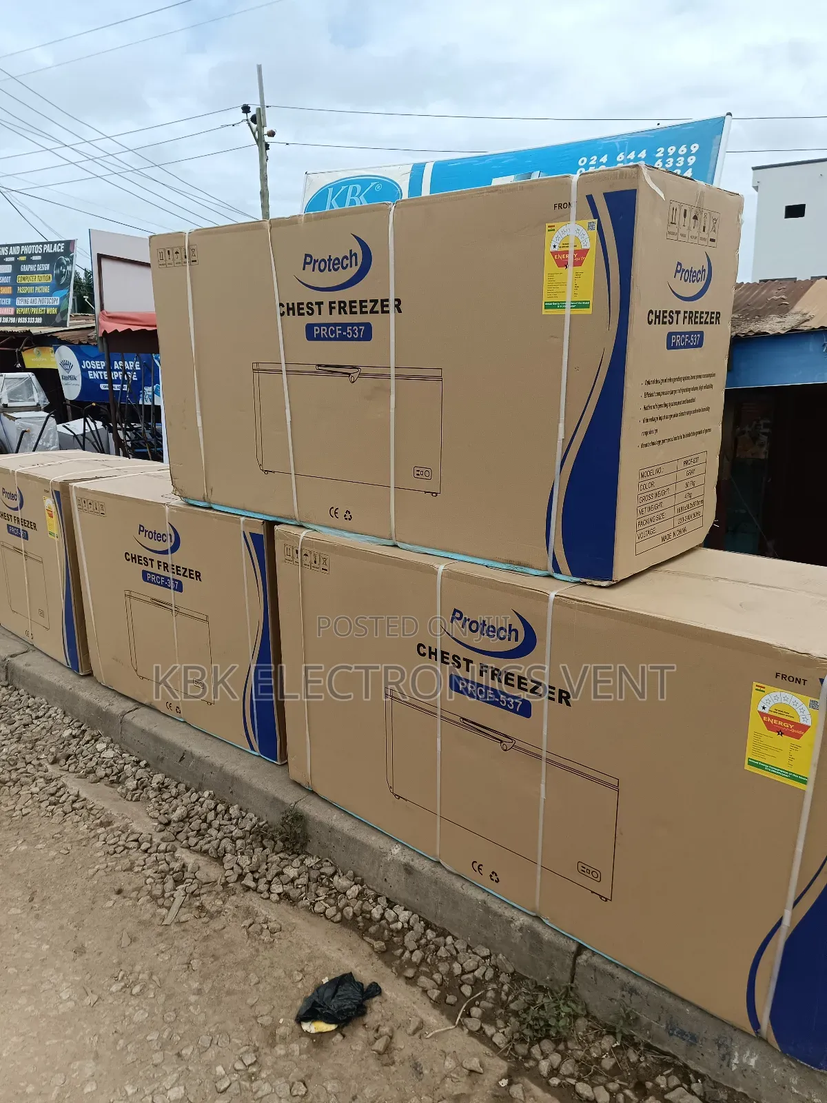 Protech 450ltr Single Door Chest Freezer