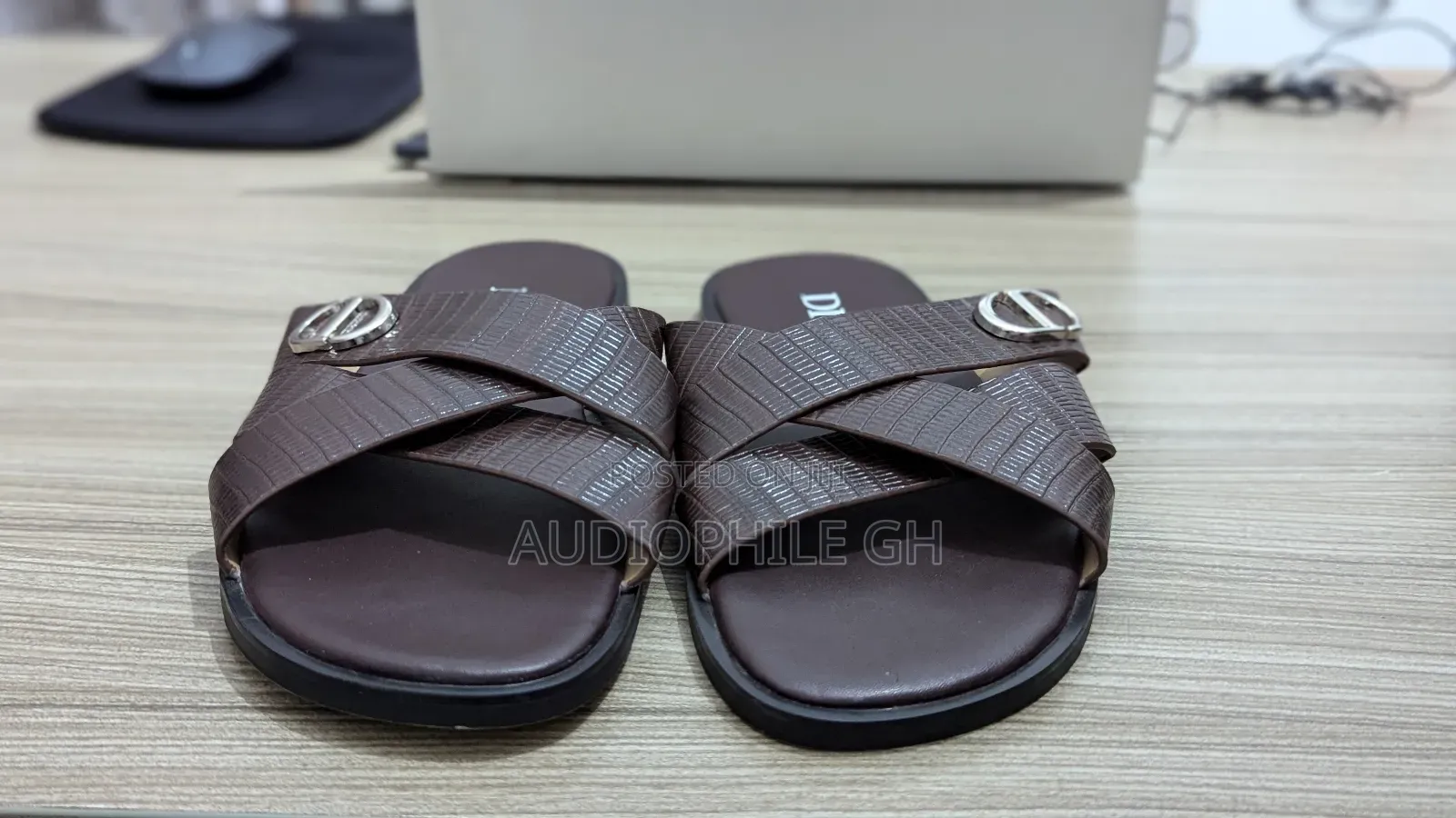 Premium Leather Men's Slippers