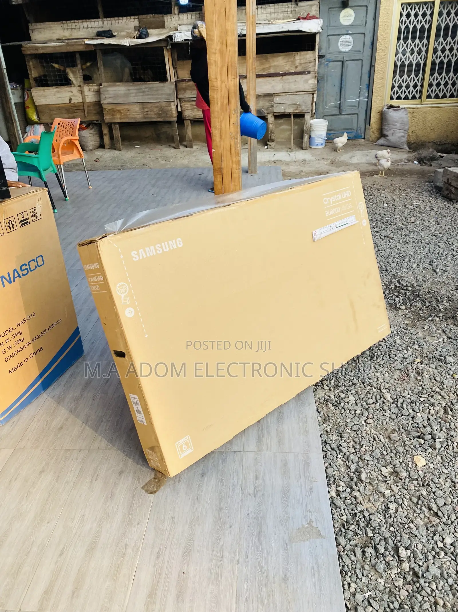 Sealed in Box Samsung 55BU8000 55” Crystal Uhd Television.