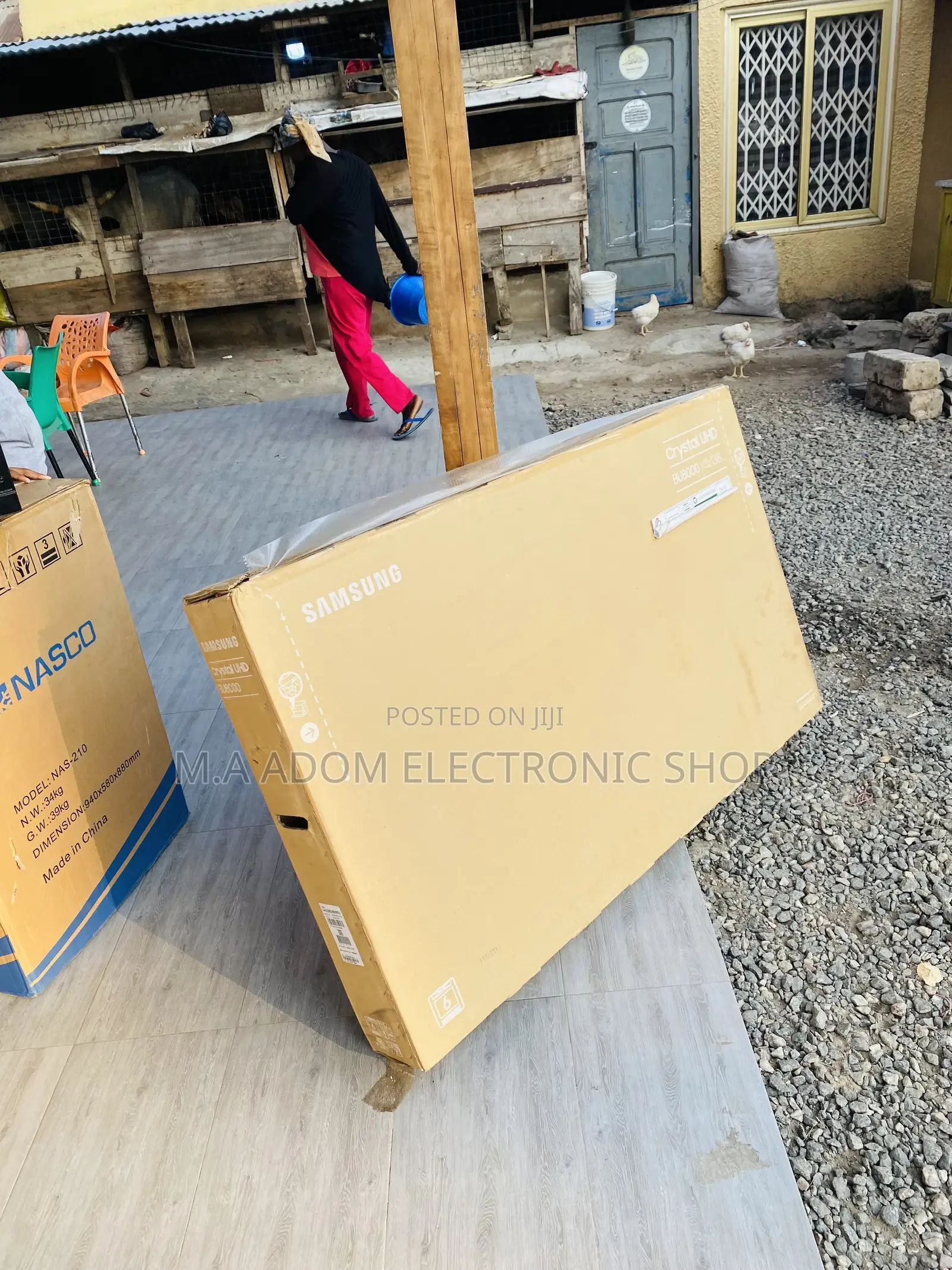 Sealed in Box Samsung 55BU8000 55” Crystal Uhd Television.