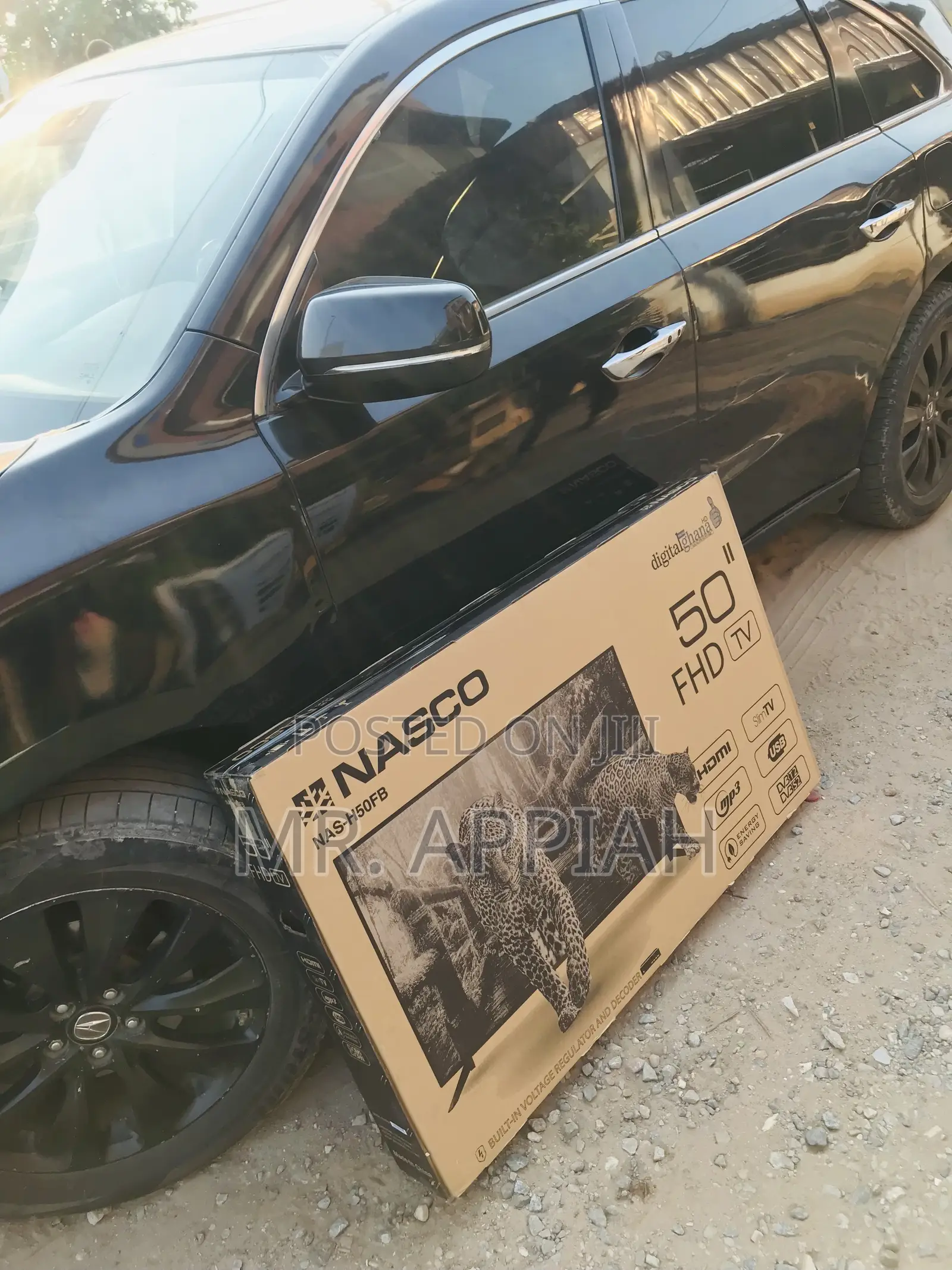 Flat Nasco 50 Inch Full HD Digital Satellite Tv(Black).