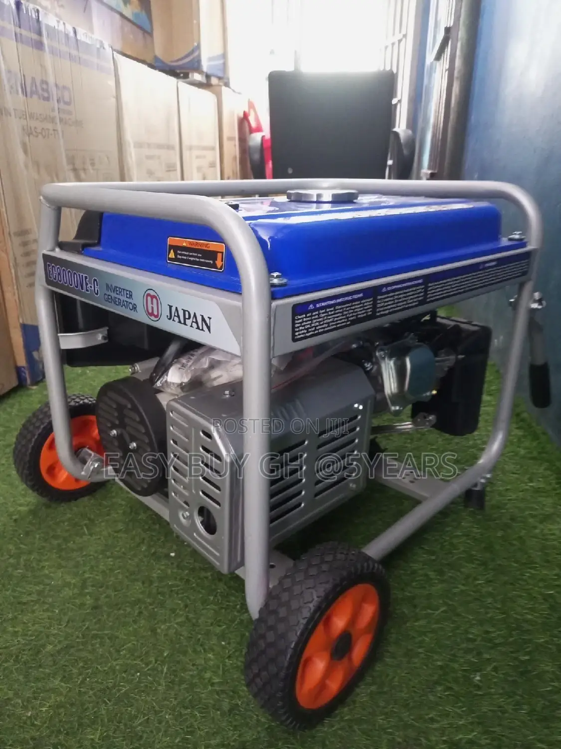 Super Silent Ecoolmax Generator 7.0kva Keystart Generator