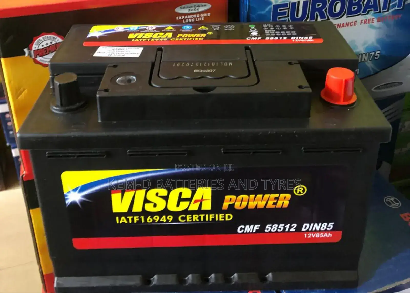 15 Plates Visca Battery - Free Delivery