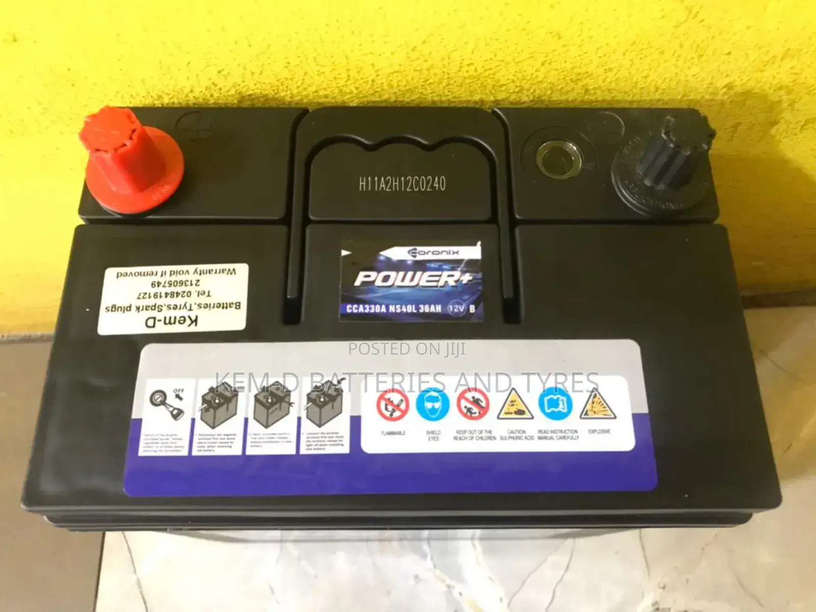 11 Plates Battery Free Delivery
