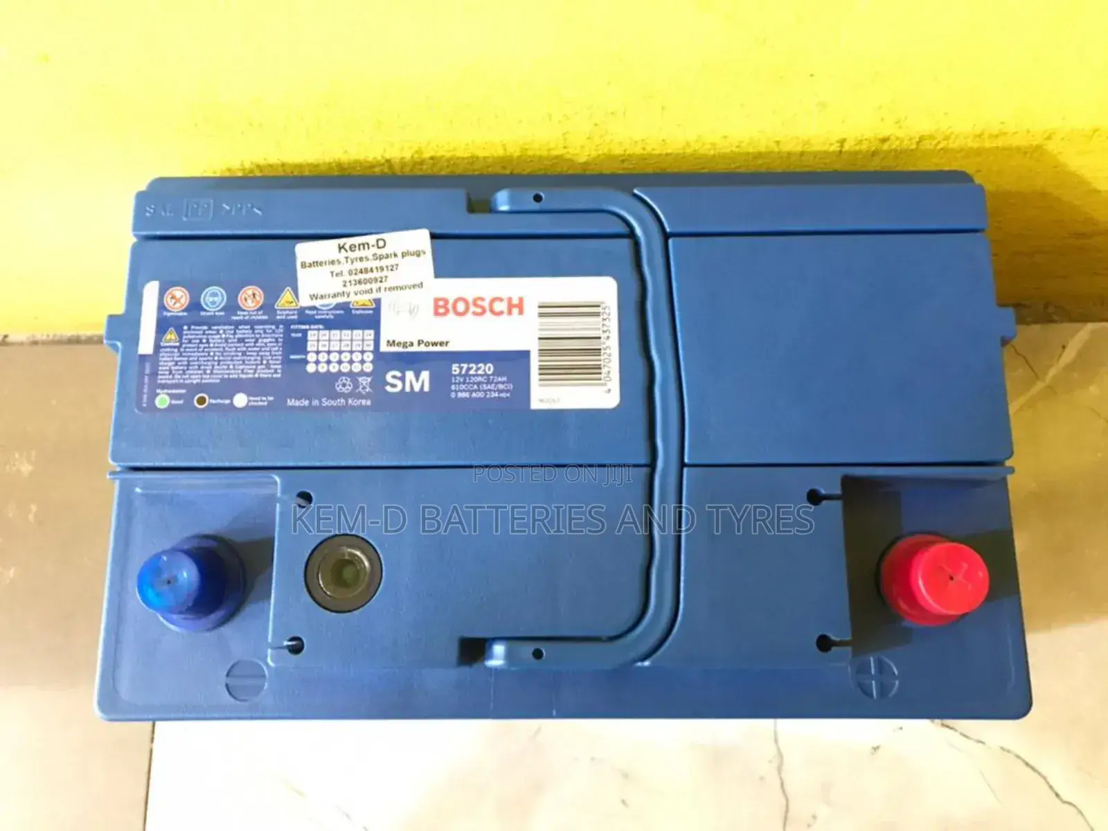15 Plates Original Bosch Batteries - Free Delivery
