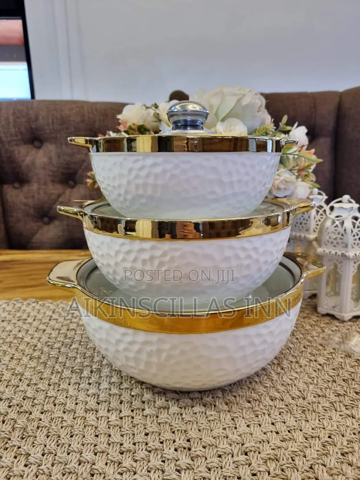 Luxury Ceramic Pot/Bowl Set