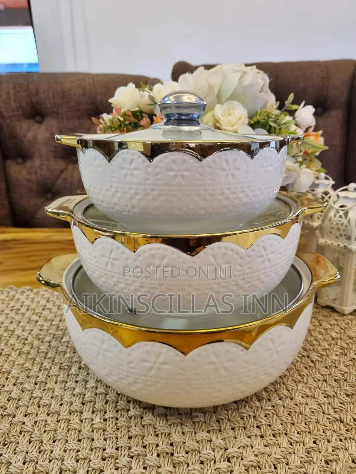 Luxury Ceramic Pot/Bowl Set