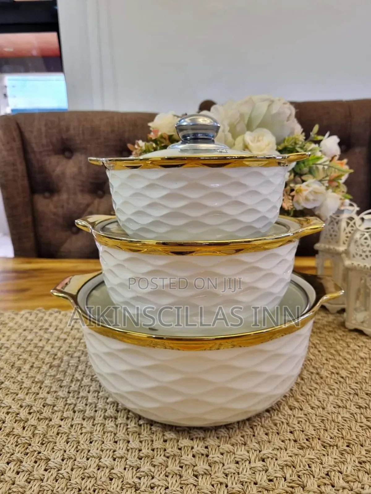Luxury Ceramic Pot/Bowl Set