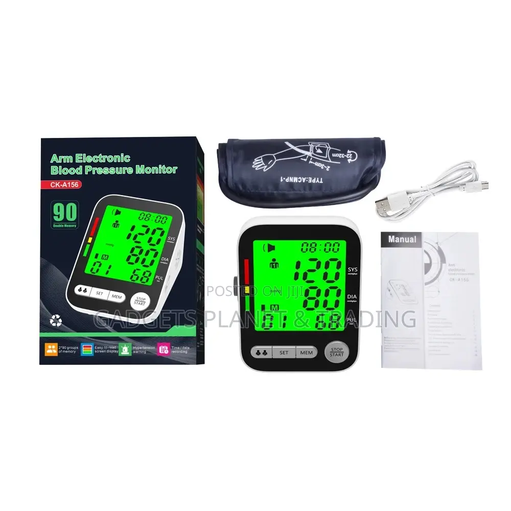 Rechargeable Arm Electronic Blood Pressure Monitor - CK-A156