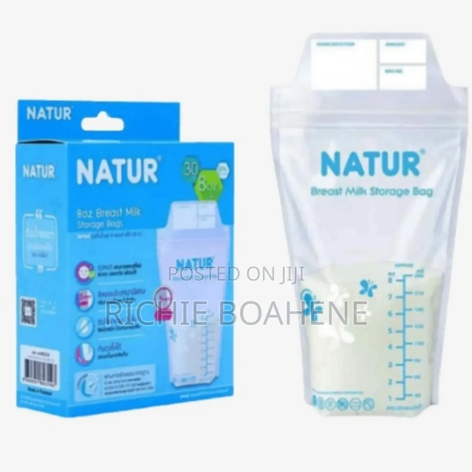 NATUR Breastmilk Storage Bags 30 Pieces