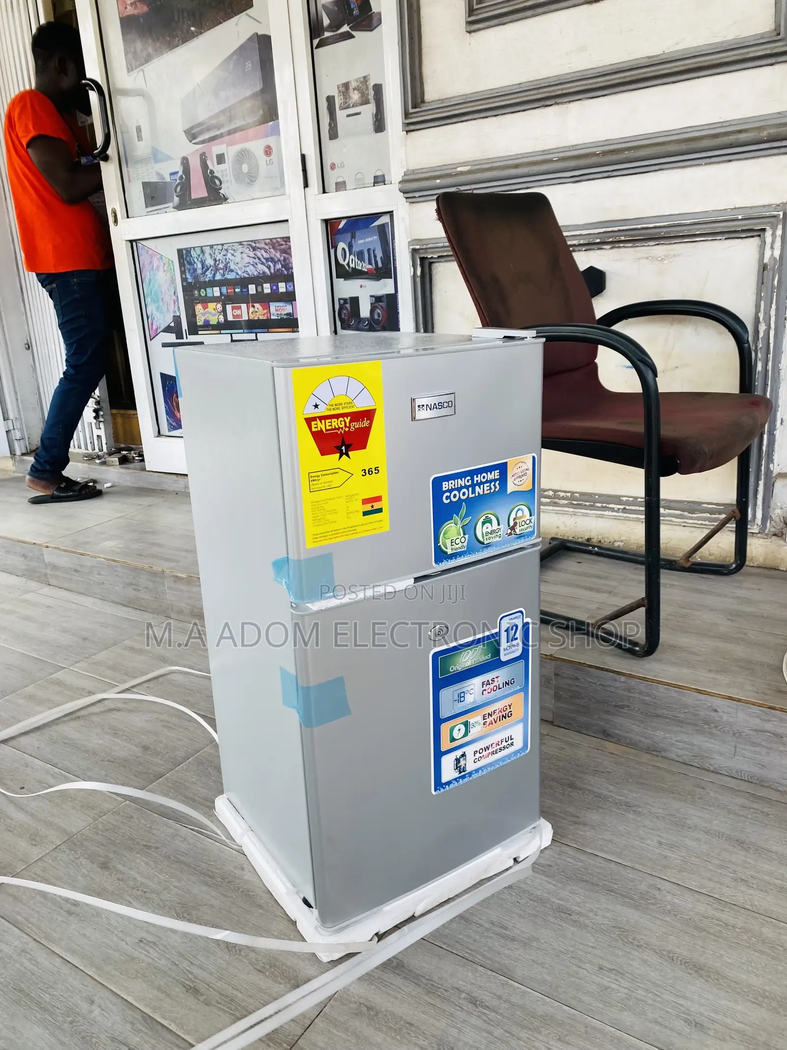 Shop Quality Nasco Nasf2-120 90ltrs Top Freezer Fridge.