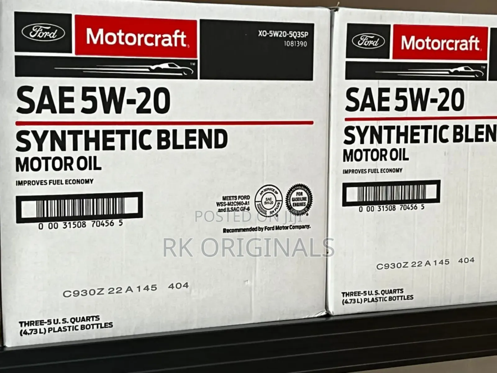Motorcraft® Engine Oil 5w20 5l Imported From Usa🇺🇸
