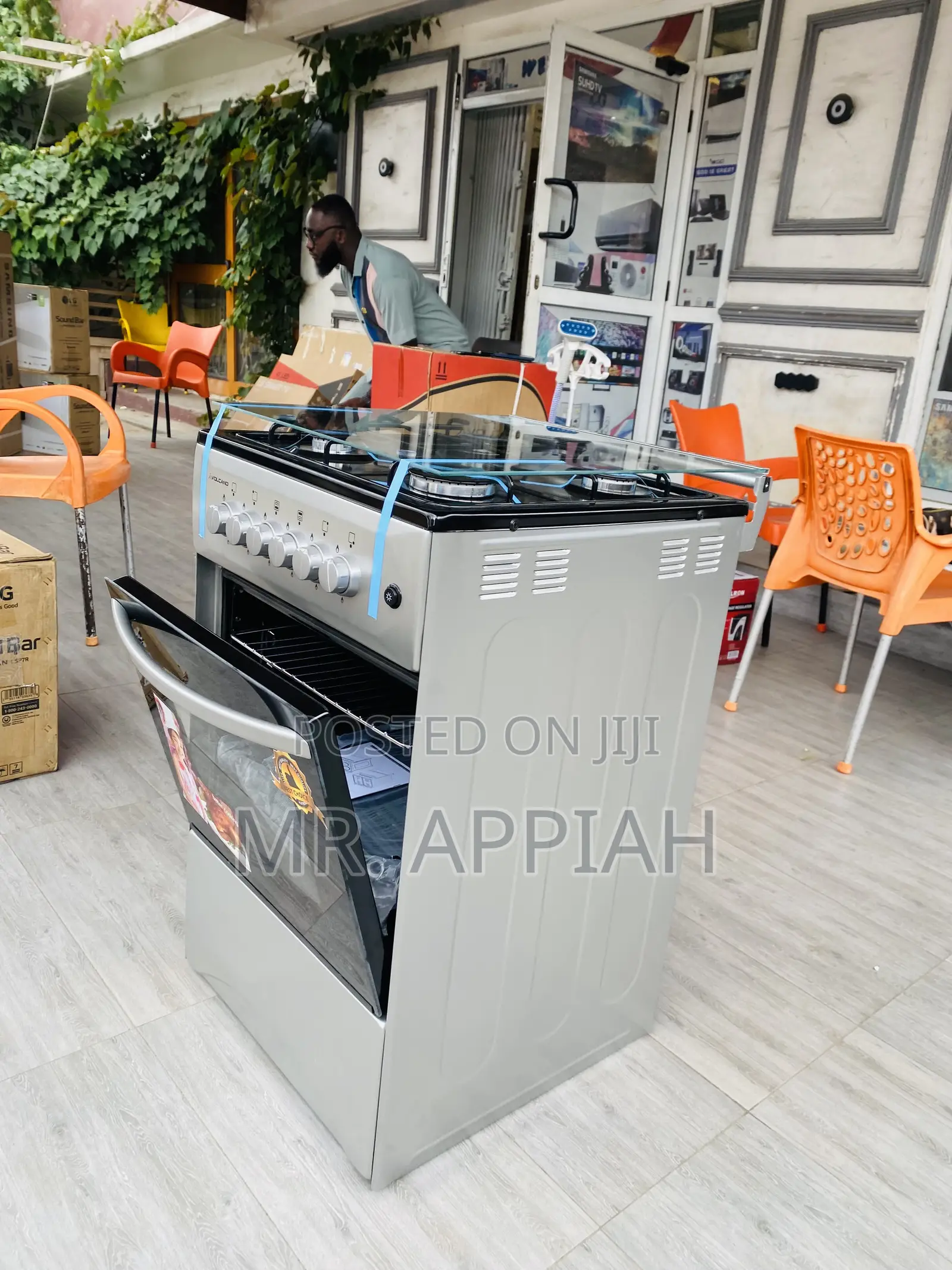 Purchase Volcano Gas Oven 4 Burner With Grill(50x50).