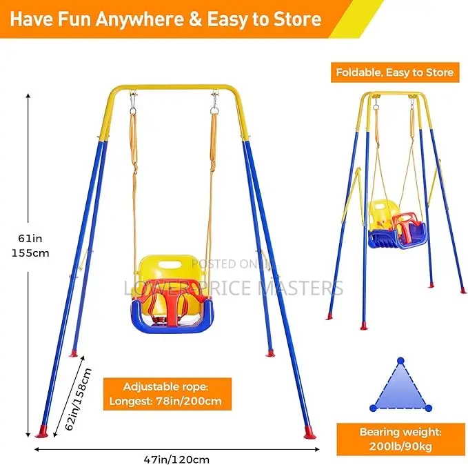 Babes Swing Set for 3 Months to 10 Years