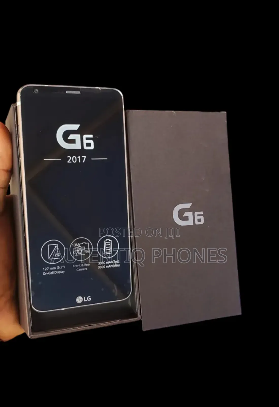 New LG G6 64 GB Black