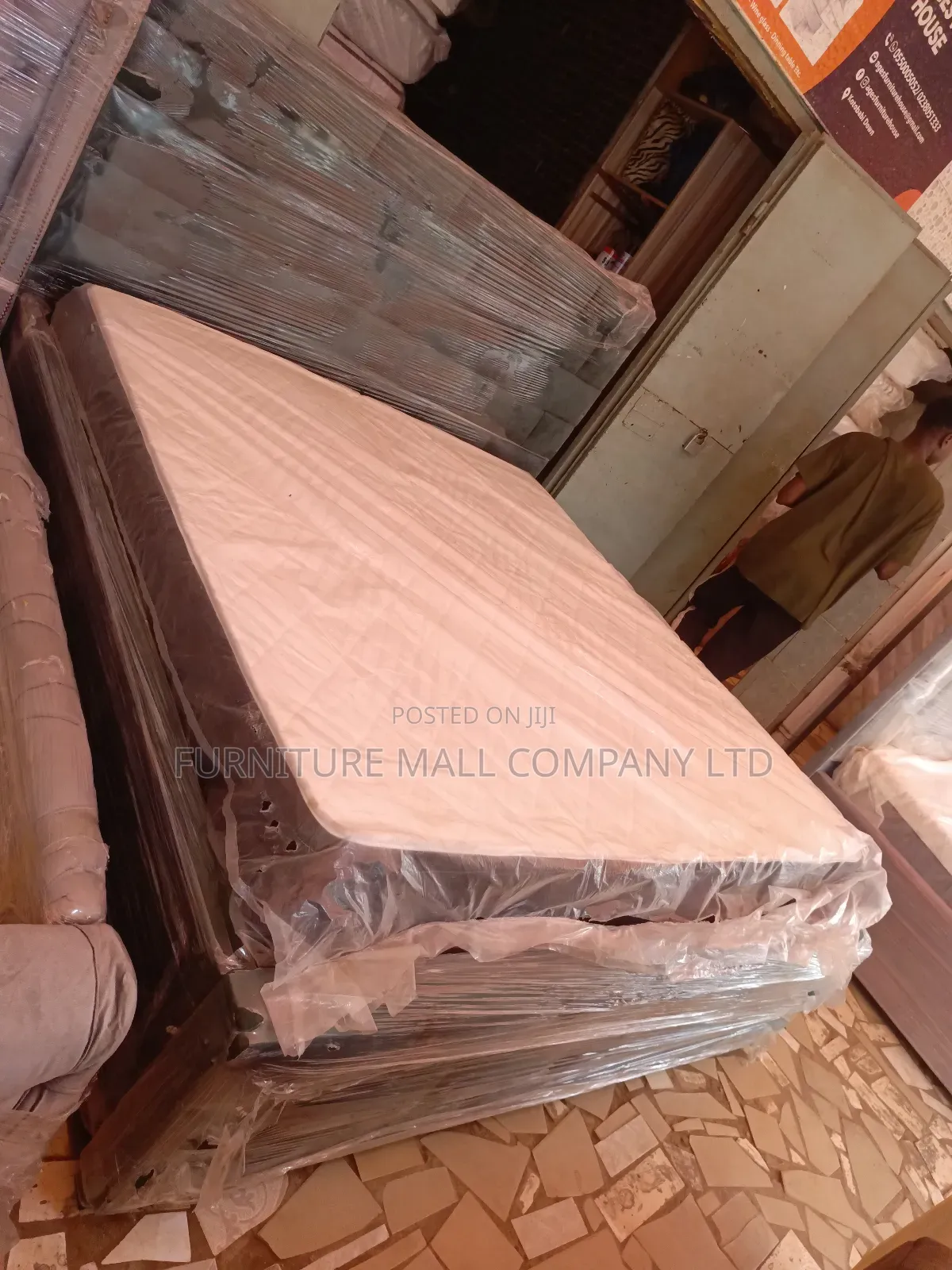 Army Green Frame With Mattress . Free Delivery