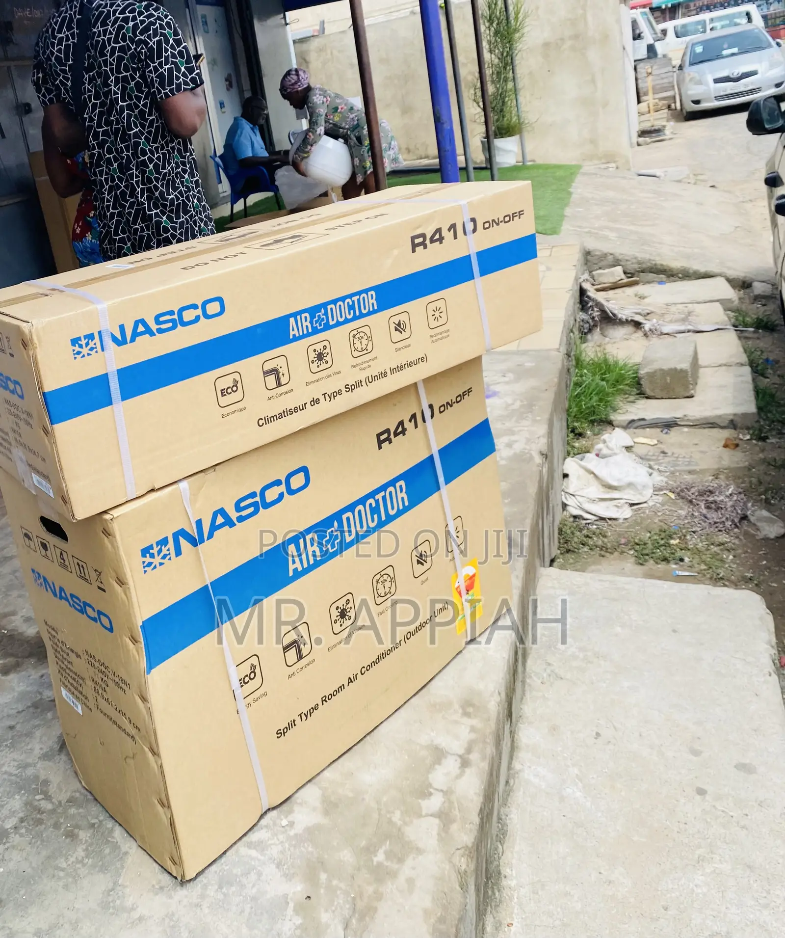 Authentic Nasco 2.0hp R410a Air Doctor Ac(White).