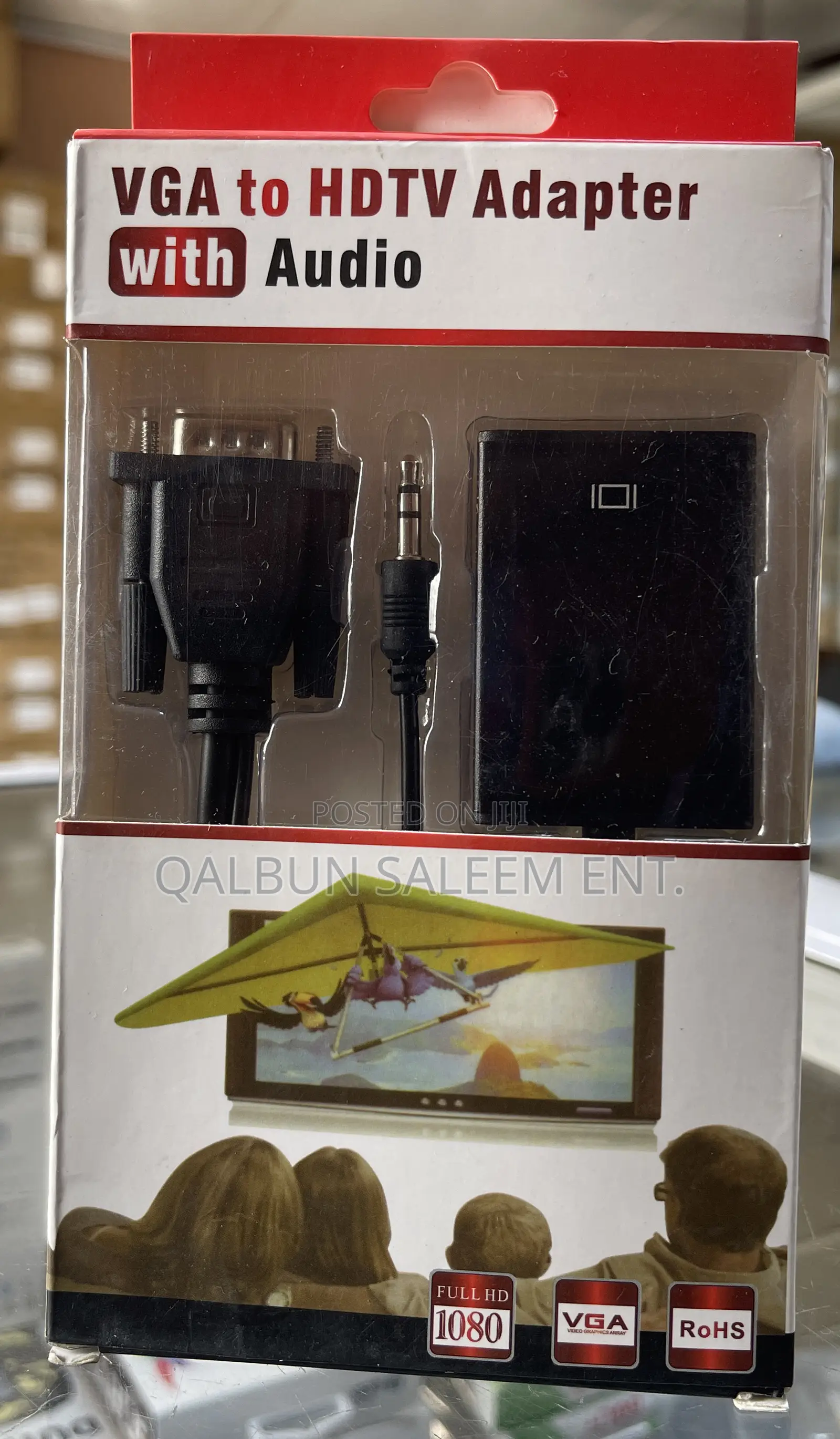 VGA to HDTV Adapter With Audio Converter