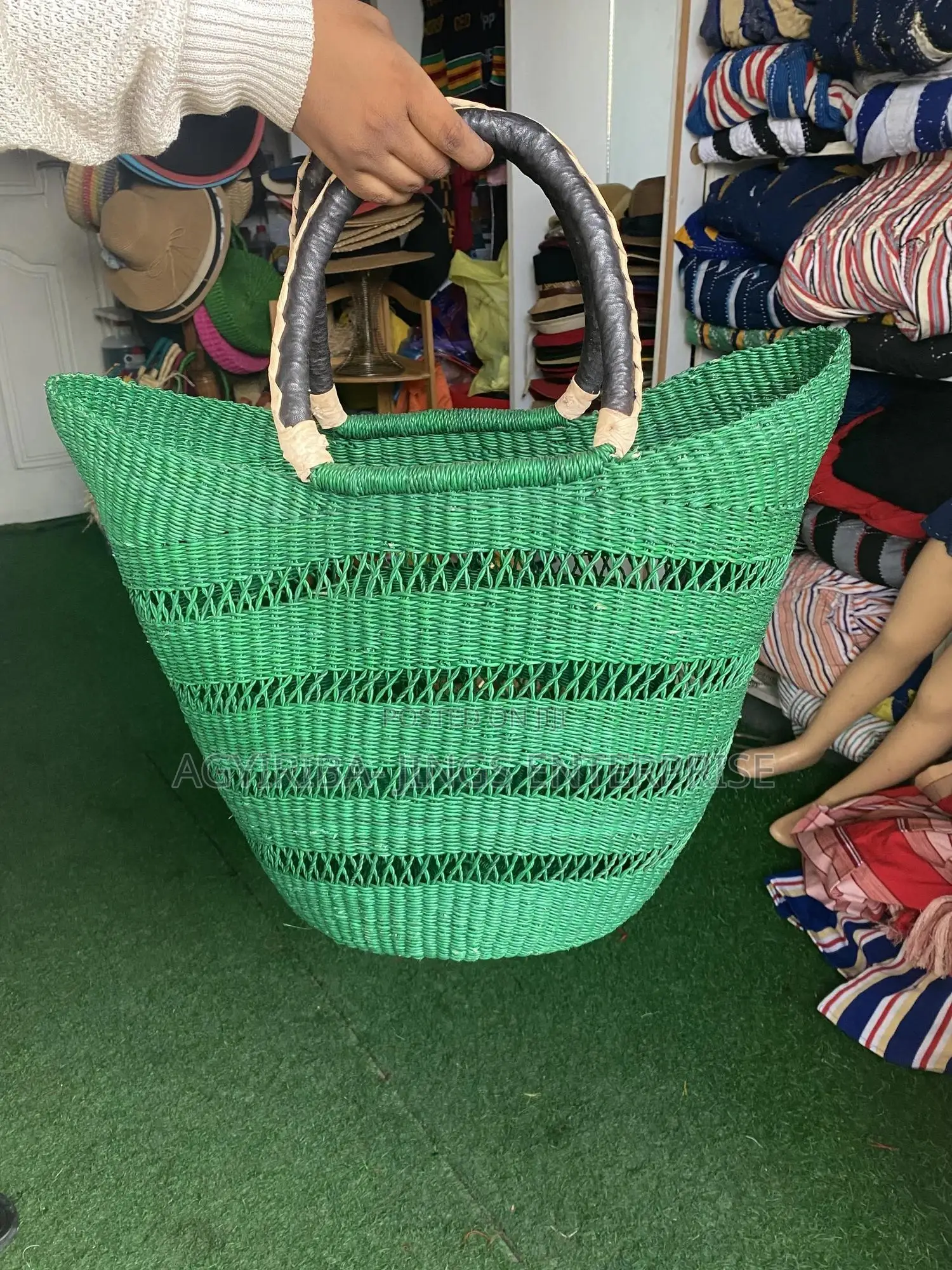 Bolga Handwoven Bag