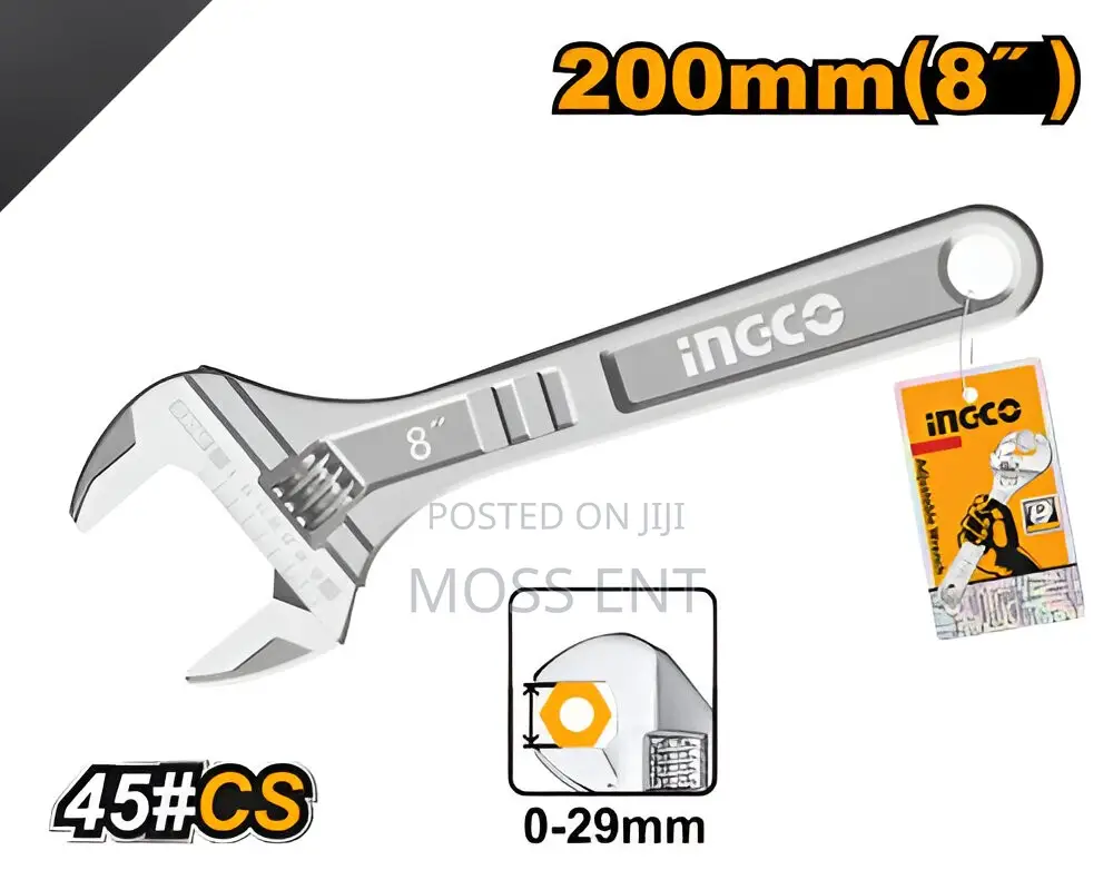 Adjustable Wrench 8" - Hadw131082