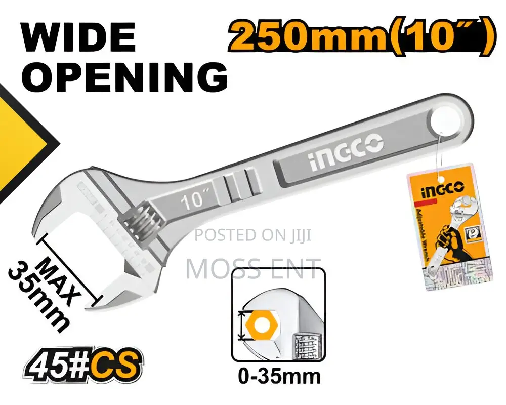 Adjustable Wrench 10" - Hadw131102