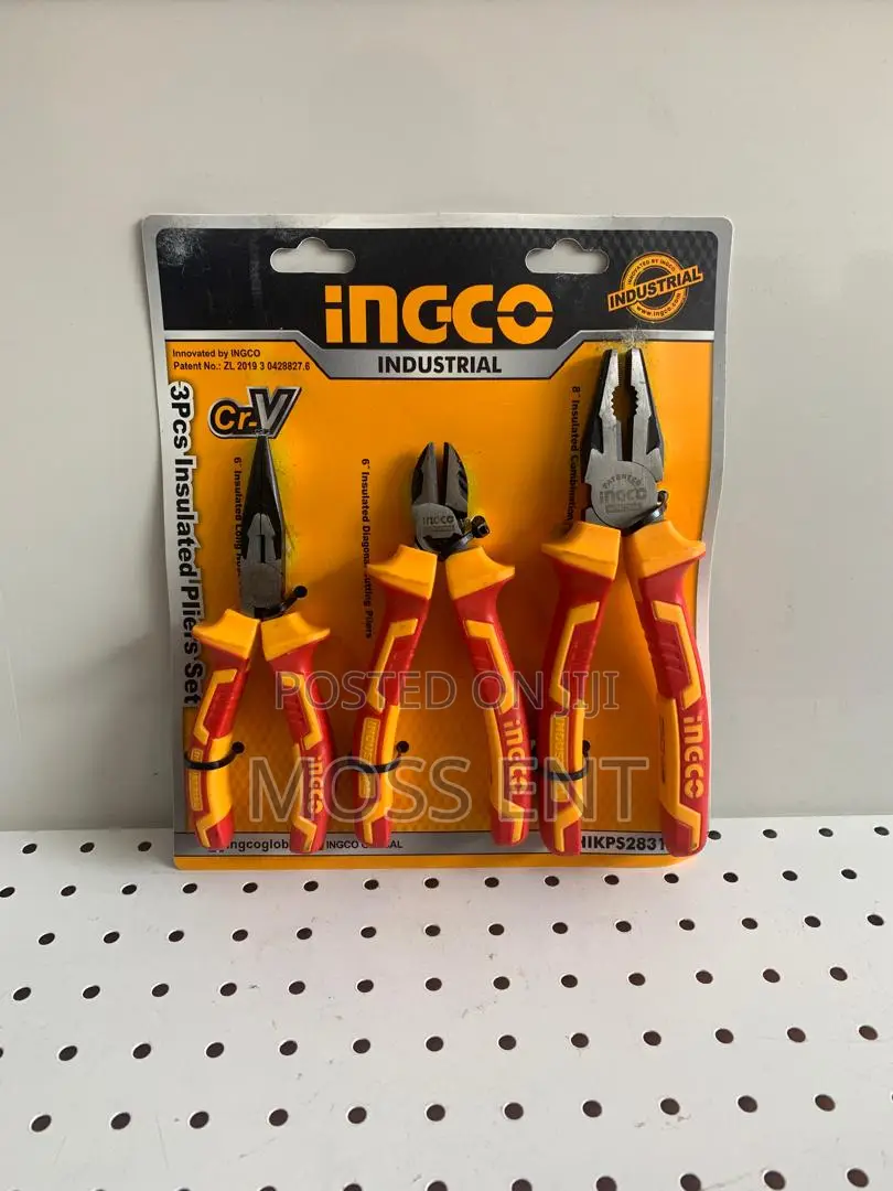 3 PCS Insulated Pliers Set - Hikps28318
