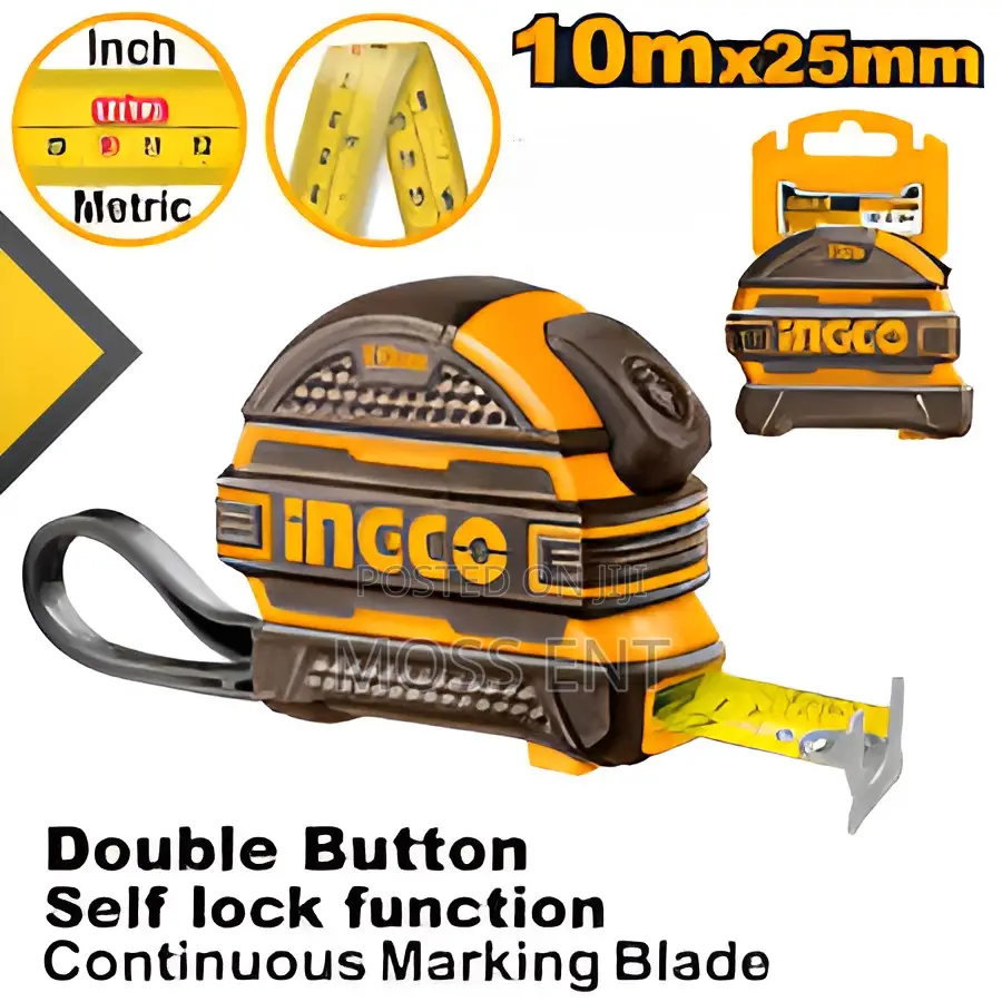 Steel Measuring Tape 10m - Hsmt081025