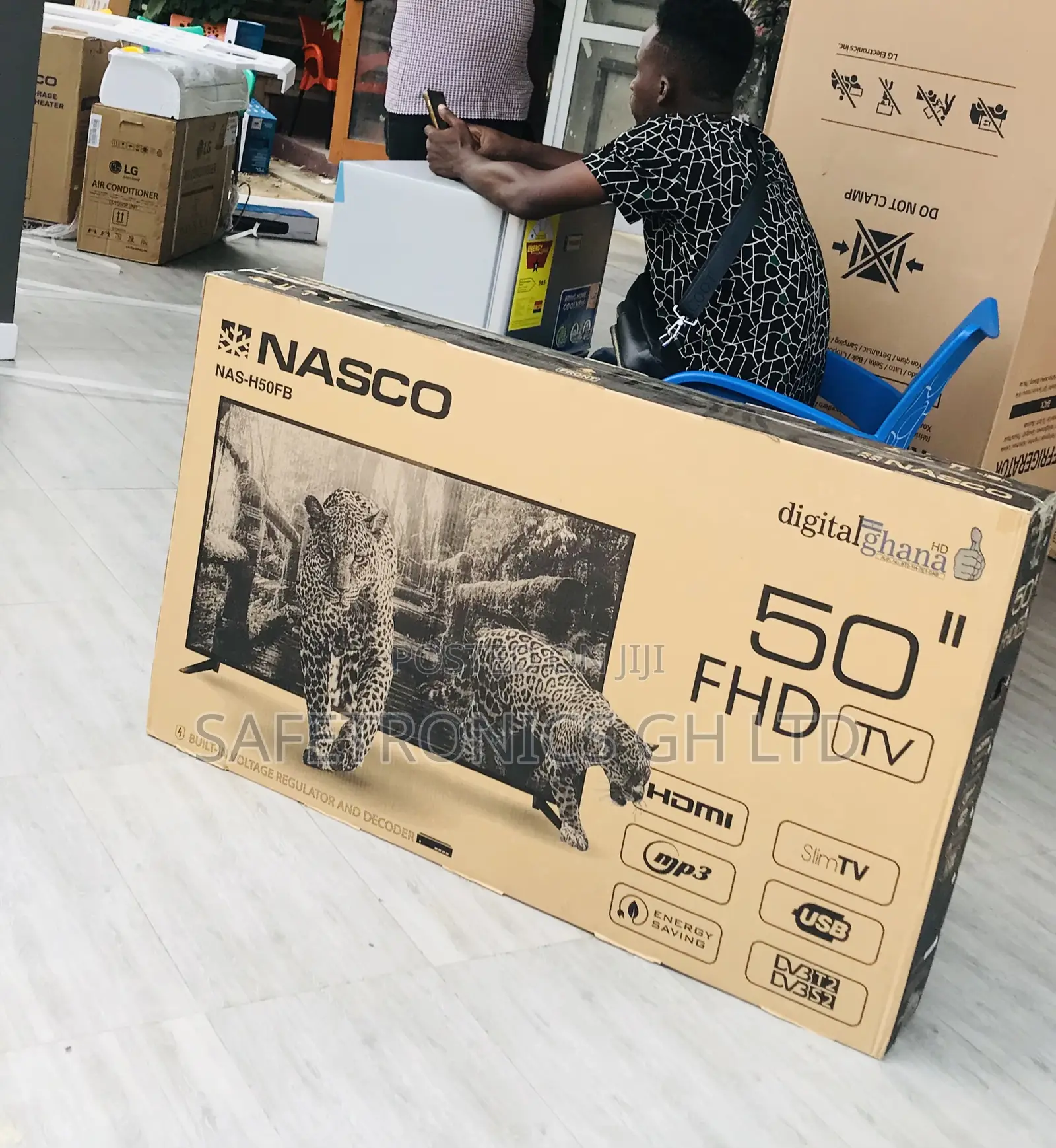 Shop Led Digital Nasco Satellite (Black) 50 Inch Tv