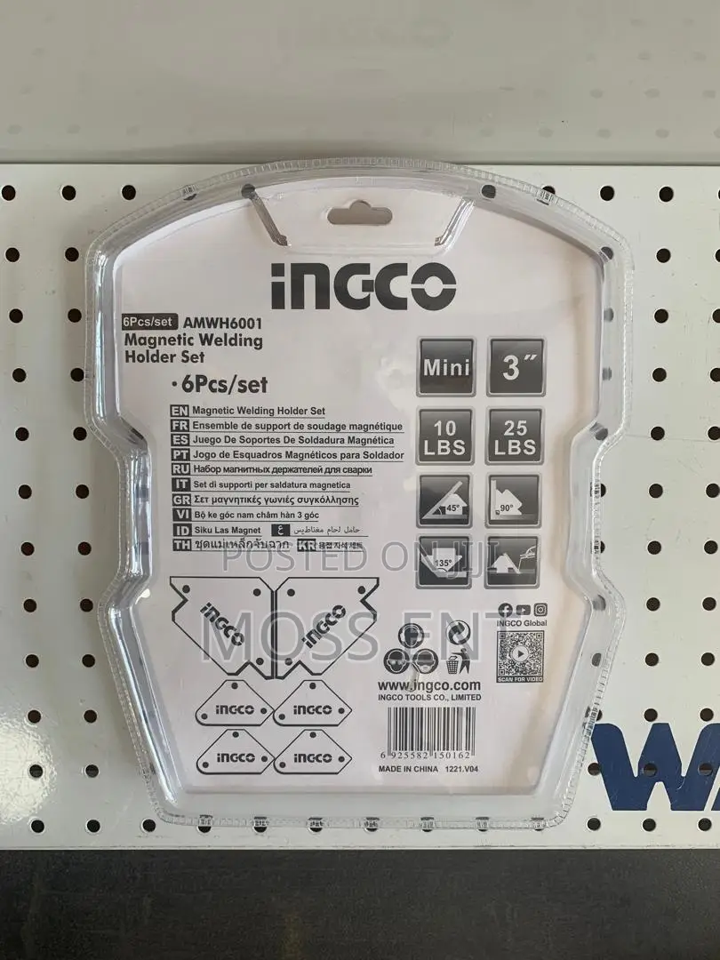 Ingco Magnetic Welding Holder Set - P10c20 - Amwh6001